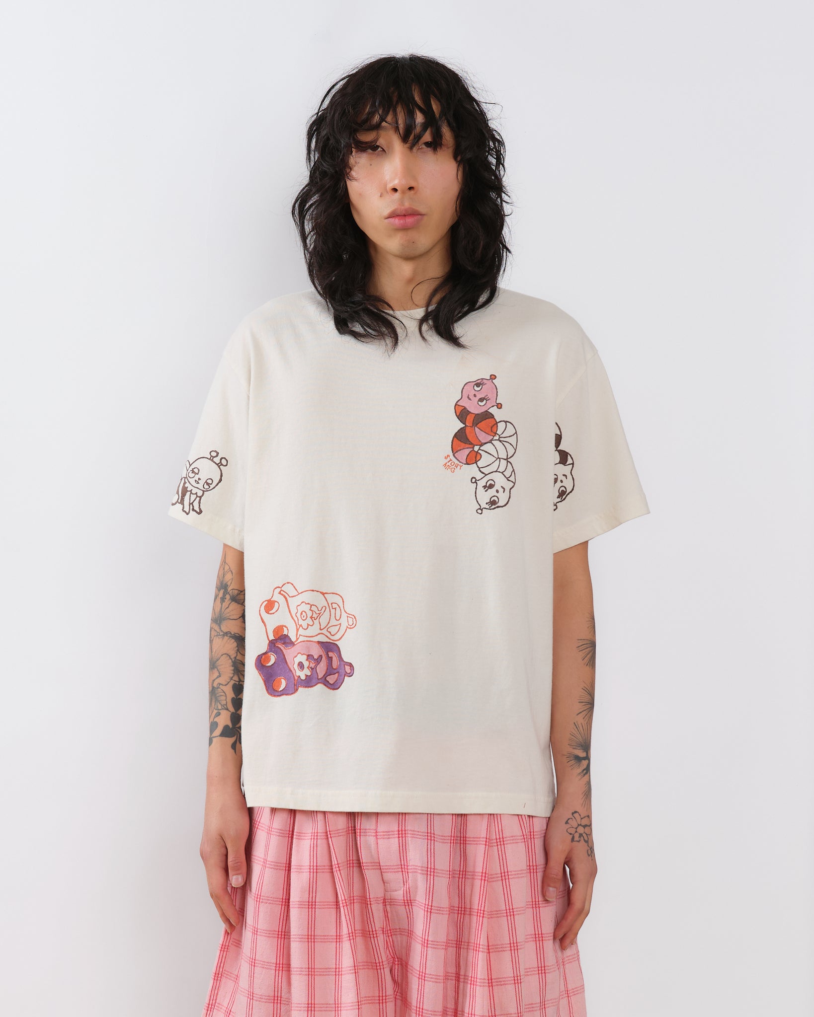 Grateful Tee SS - Ecru Earth Trip Spiral