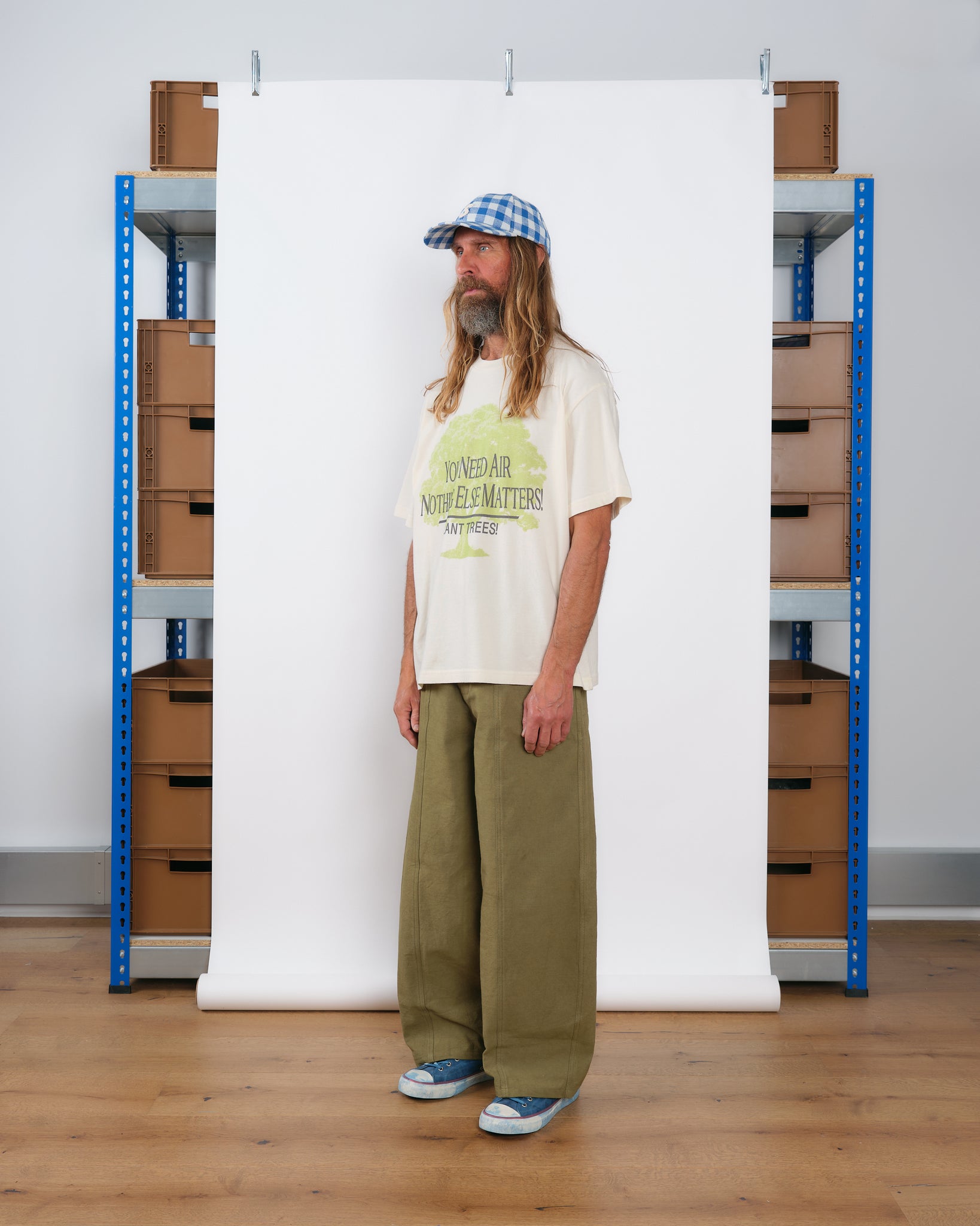Grateful Tee SS - Ecru Plant Trees