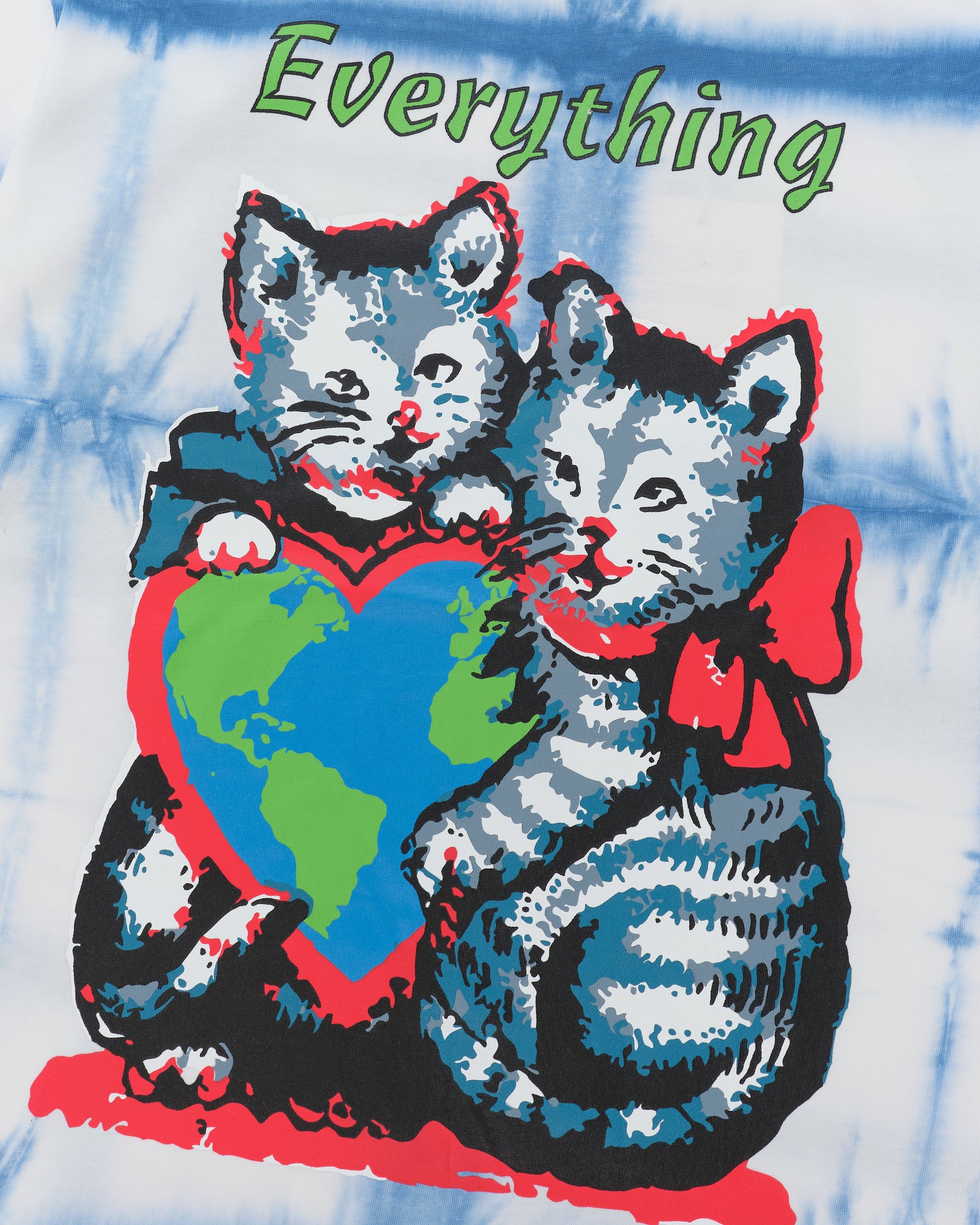 Grateful Tee SS - Indigo Kitten Courage