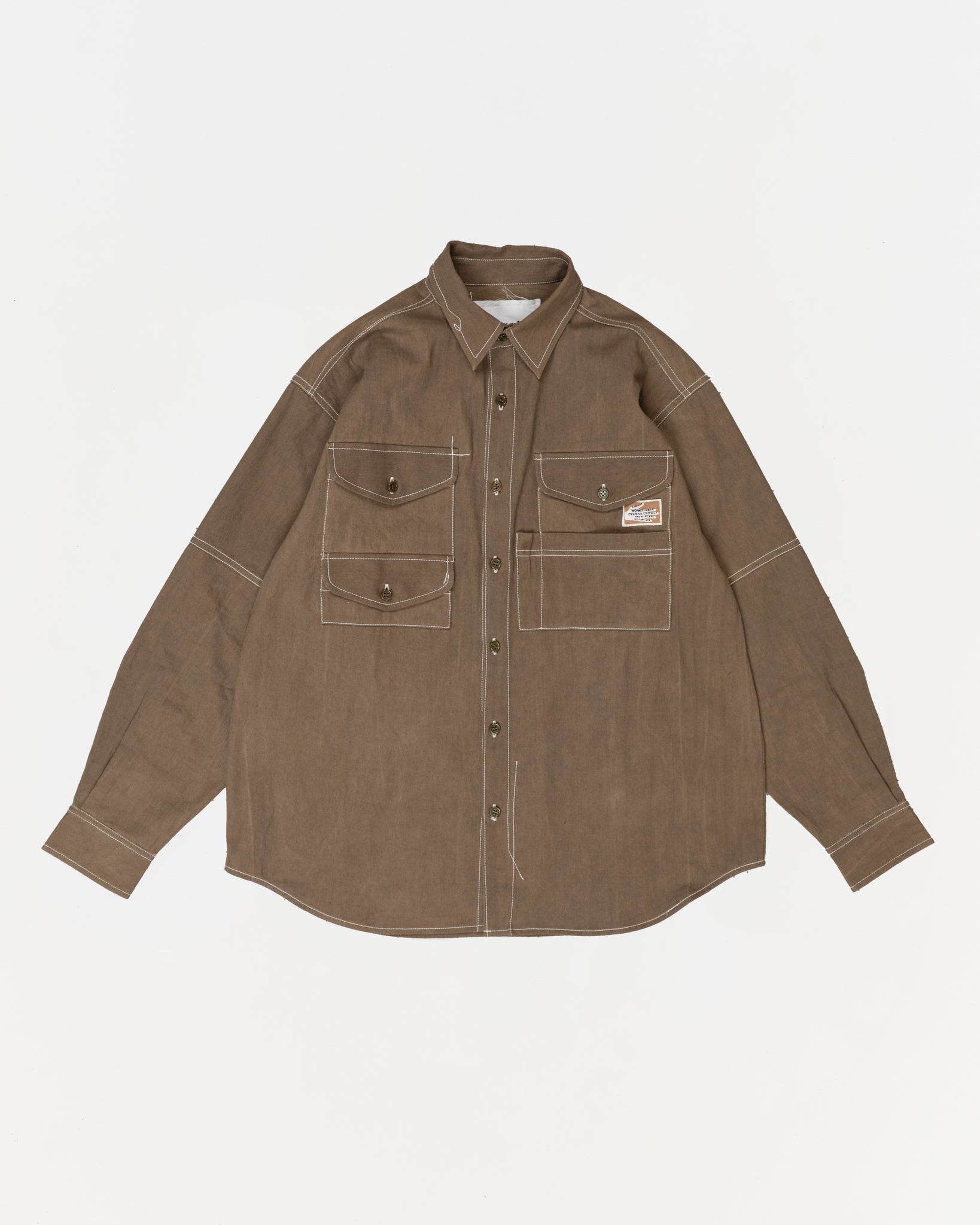 Harvest Shirt - Khaki Wonky-Wear