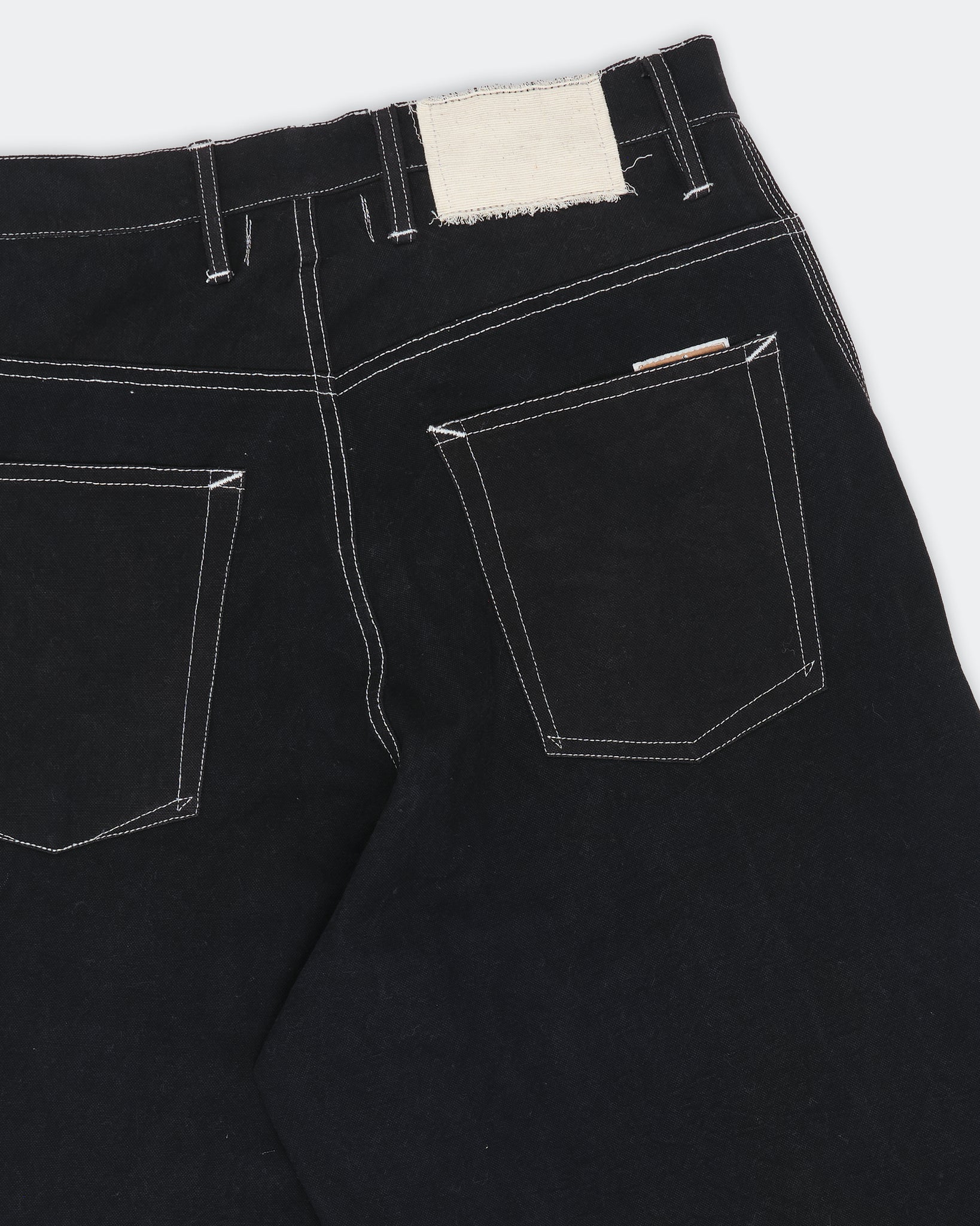 Home Pants - Black Wonky-Wear