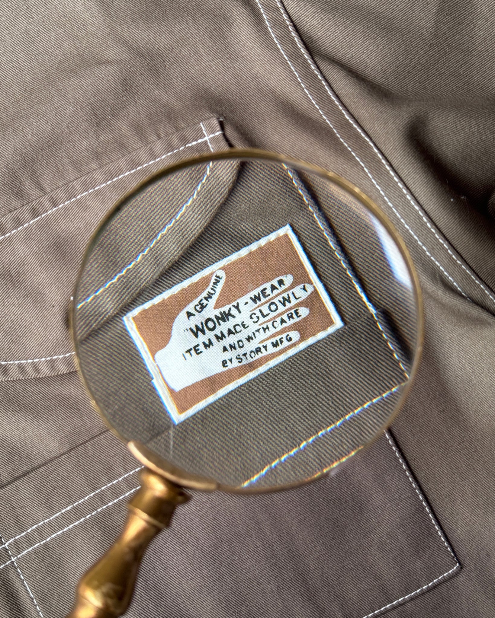 Harvest Shirt - Khaki Wonky-Wear