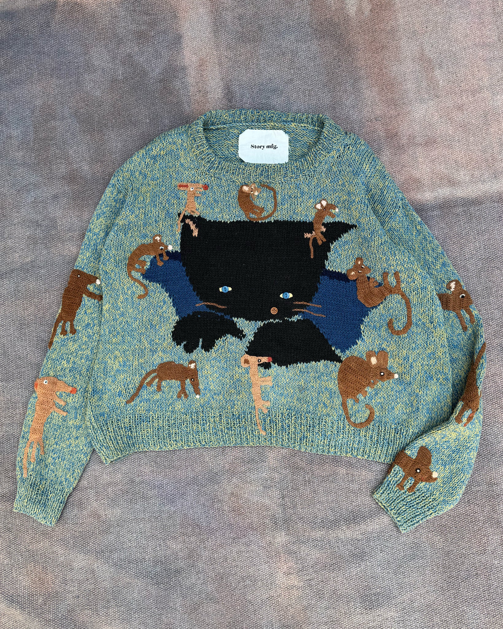 Piper Knit Jumper - Green Friends