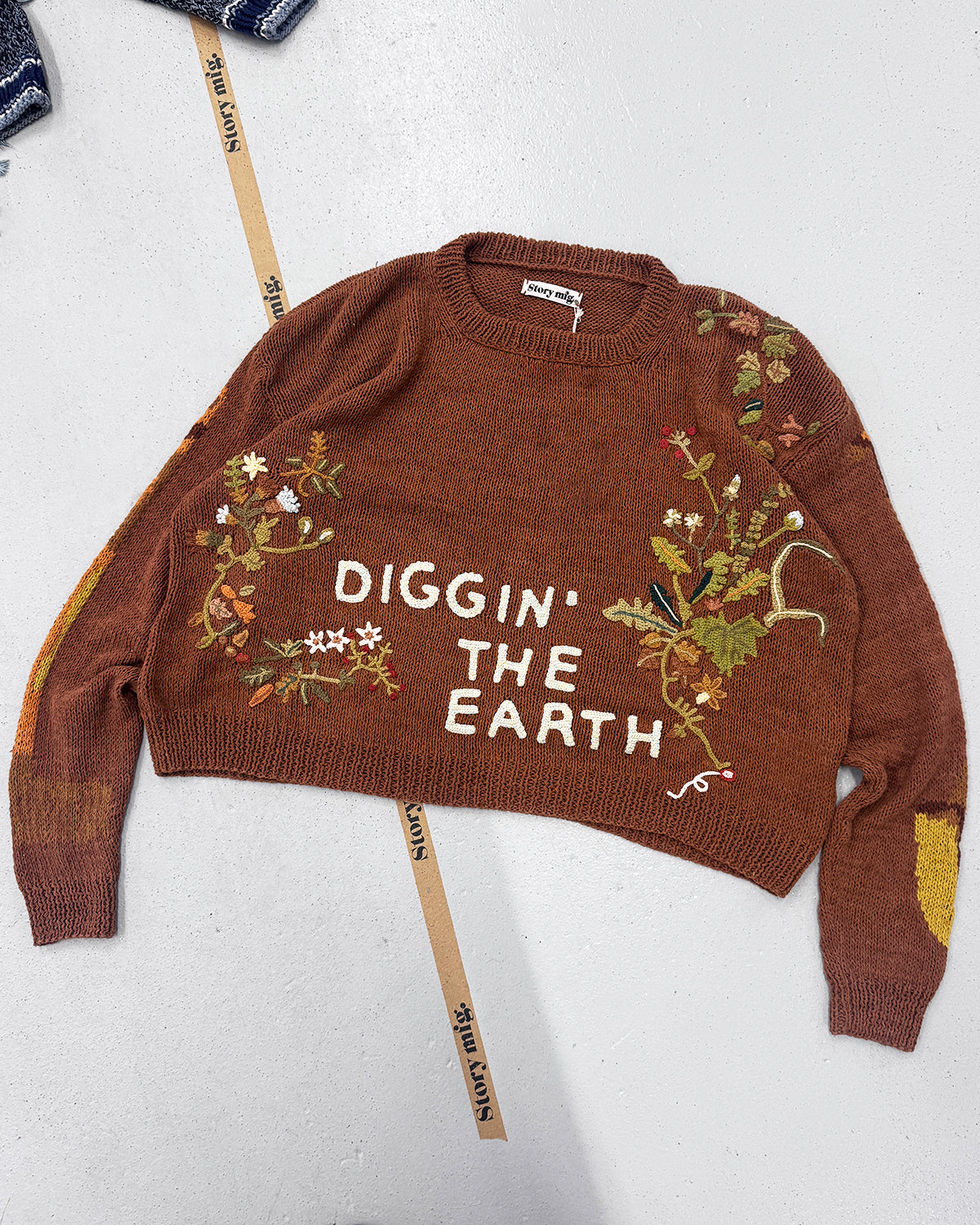 Bulb Knit Jumper - Brown Diggin' The Earth