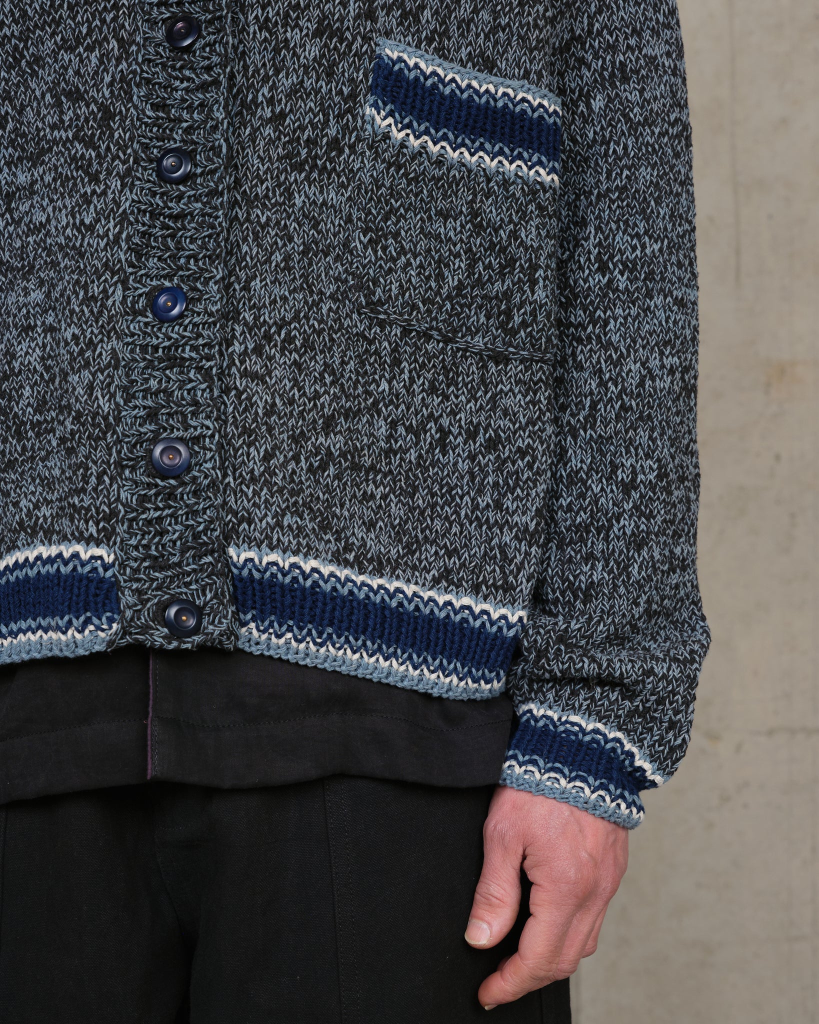 Bulb Cardigan - Twisted Black