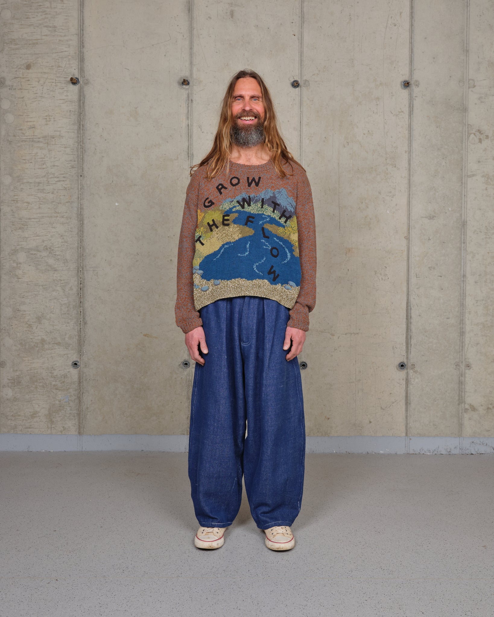 Piper Knit Jumper - Brown Grow With The Flow