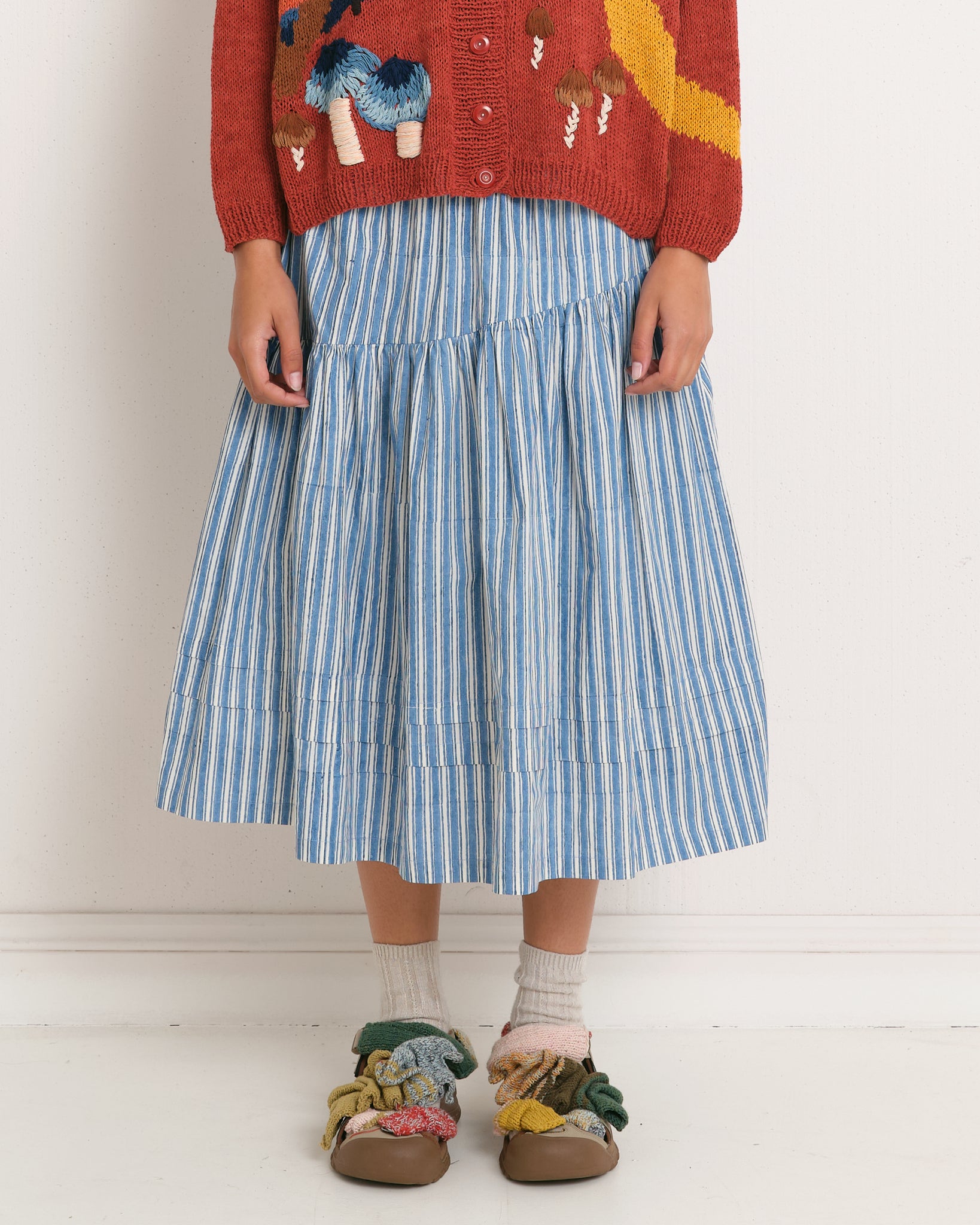 Juniper Skirt - Broadstairs Stripe