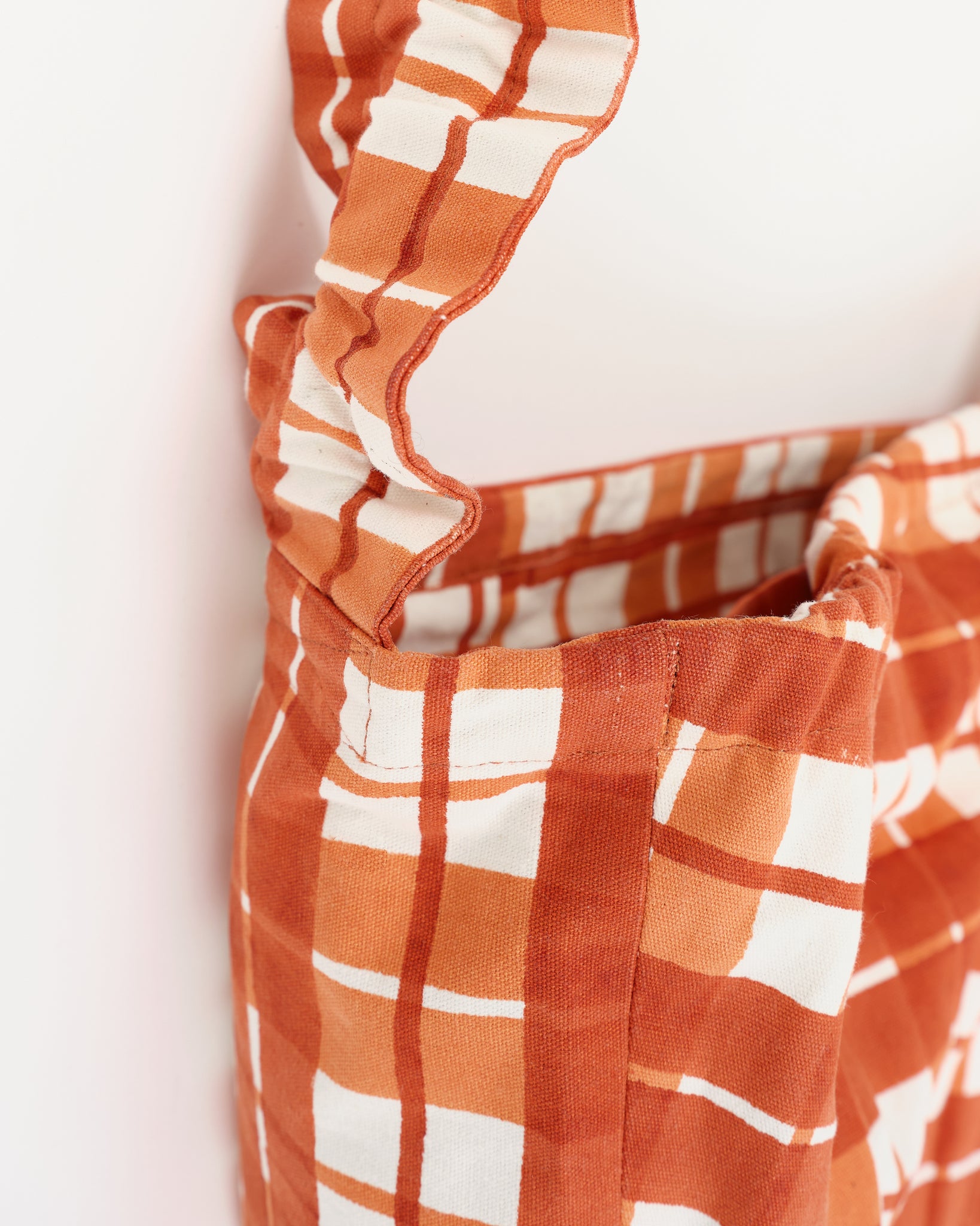 Large Drawstring Port-All - Red Check