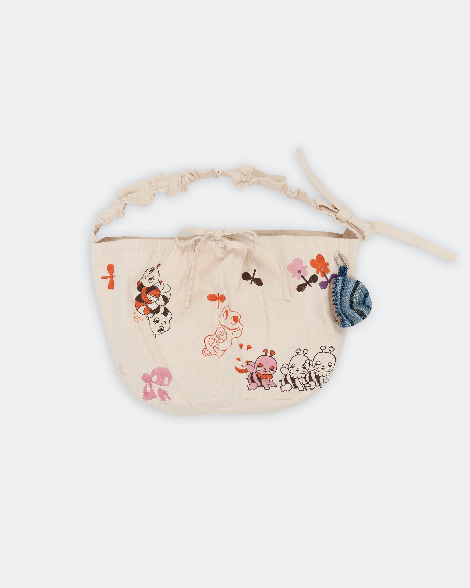 Large Drawstring Port-All - Ecru Earth Trip