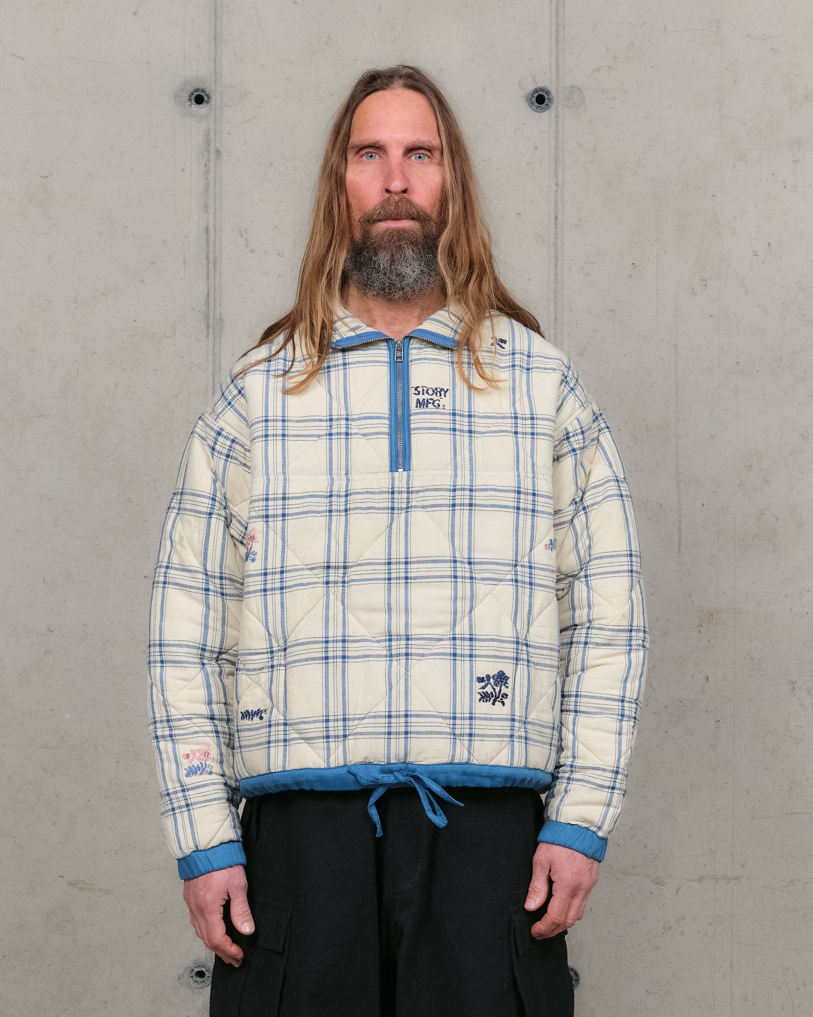 Mineral Pullover - French Gingham Interrupted