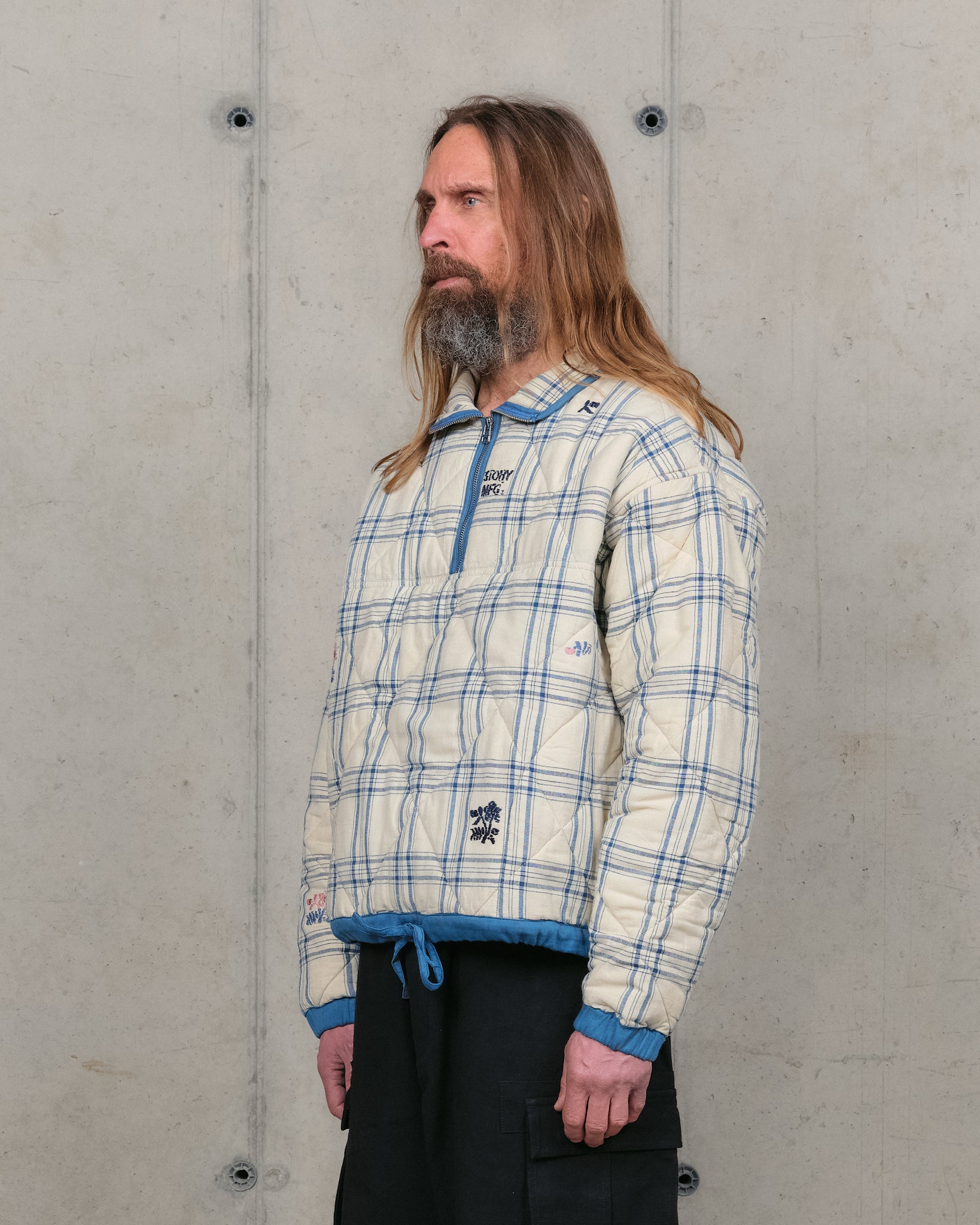 Mineral Pullover - French Gingham Interrupted