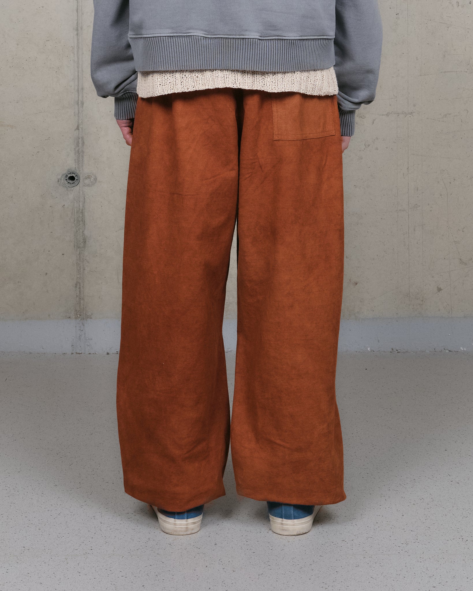 Paco Pants - Bark Brown Slub