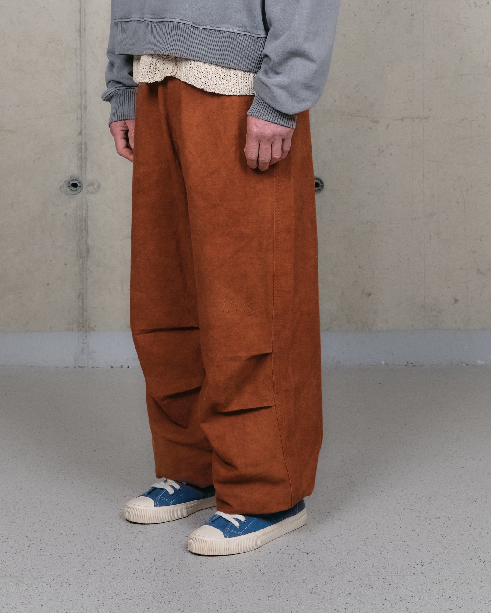 Paco Pants - Bark Brown Slub
