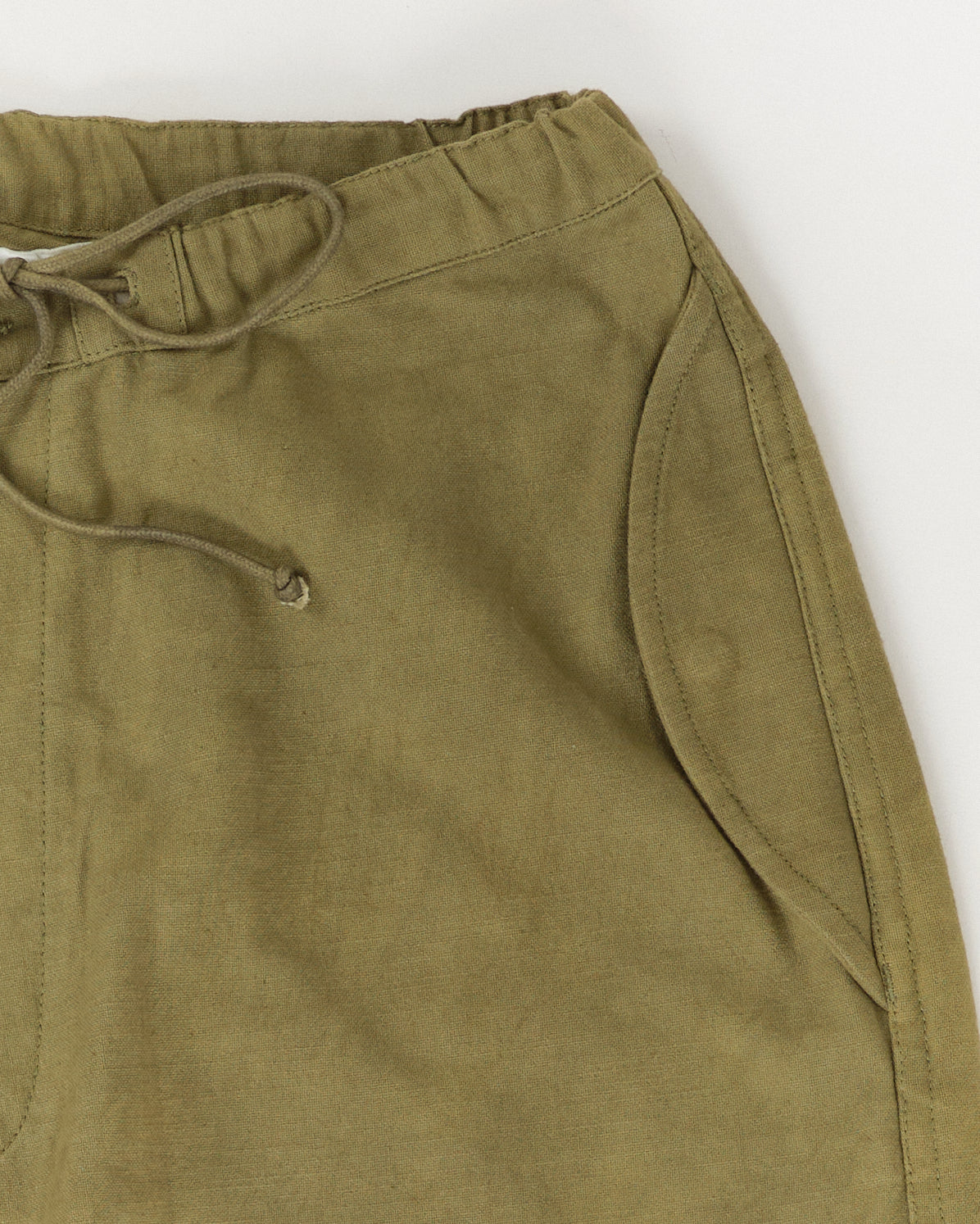 Paco Pants - Olive Slub