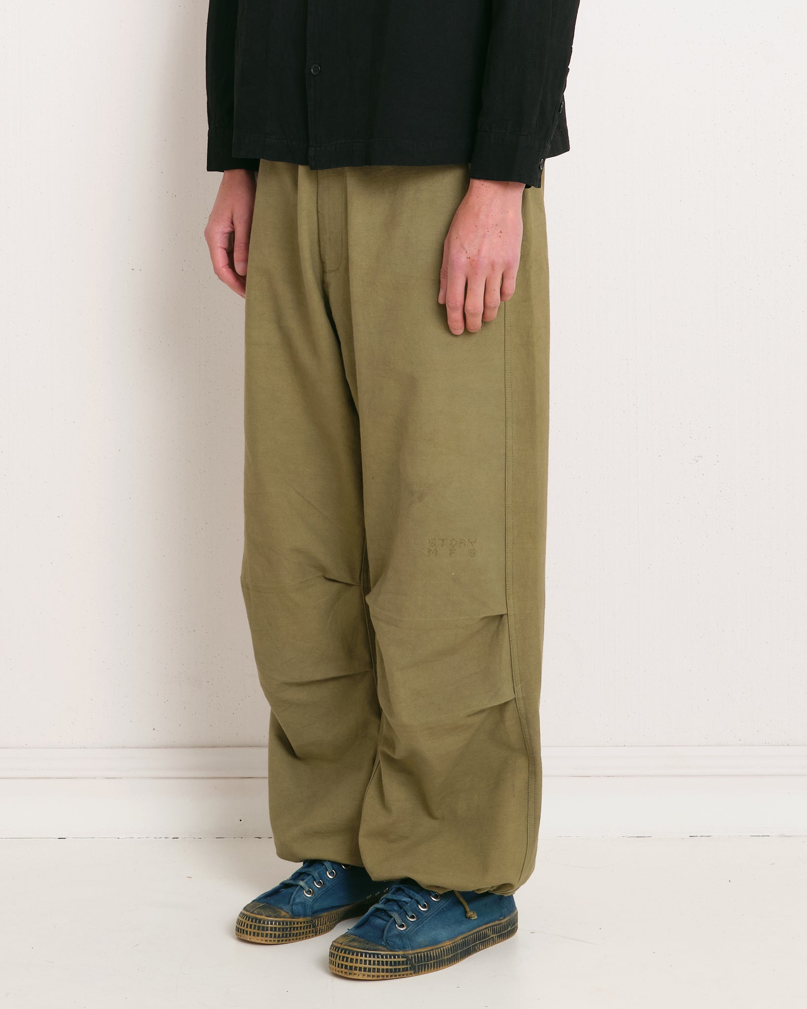 Paco Pants - Olive Slub