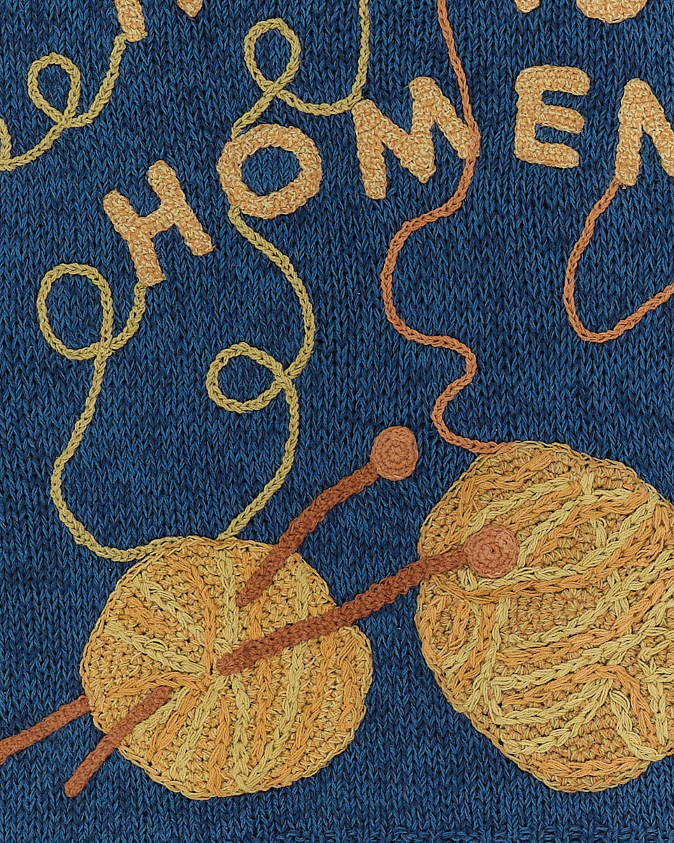 Party Knit Vest - Indigo Homemade