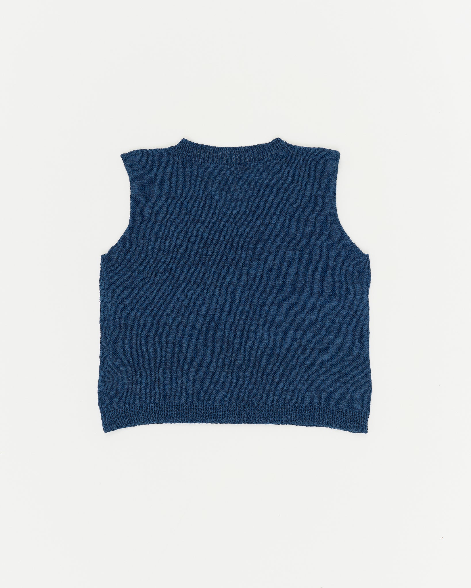 Party Knit Vest - Indigo Homemade