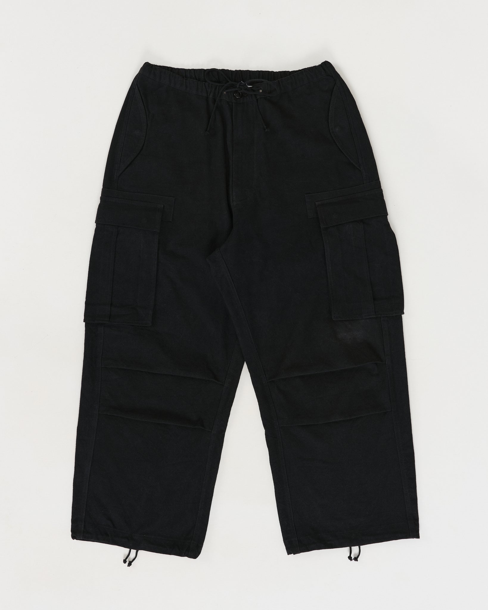 Peace Pants - Black Slub