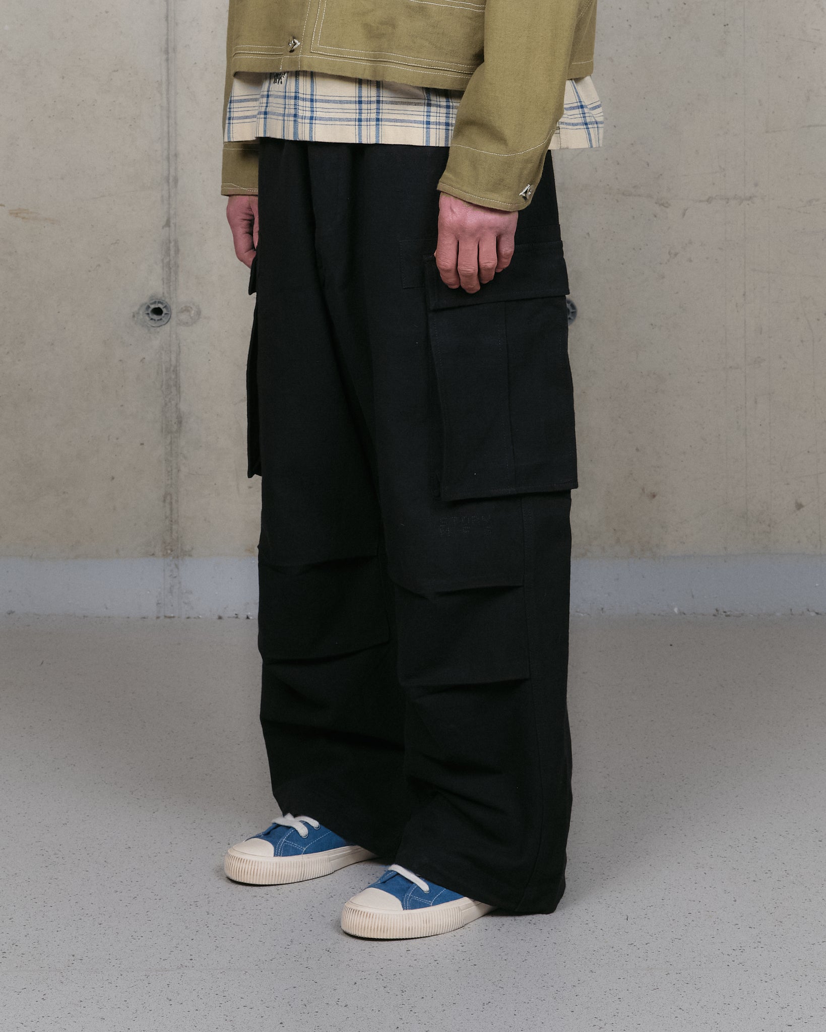 Peace Pants - Black Slub