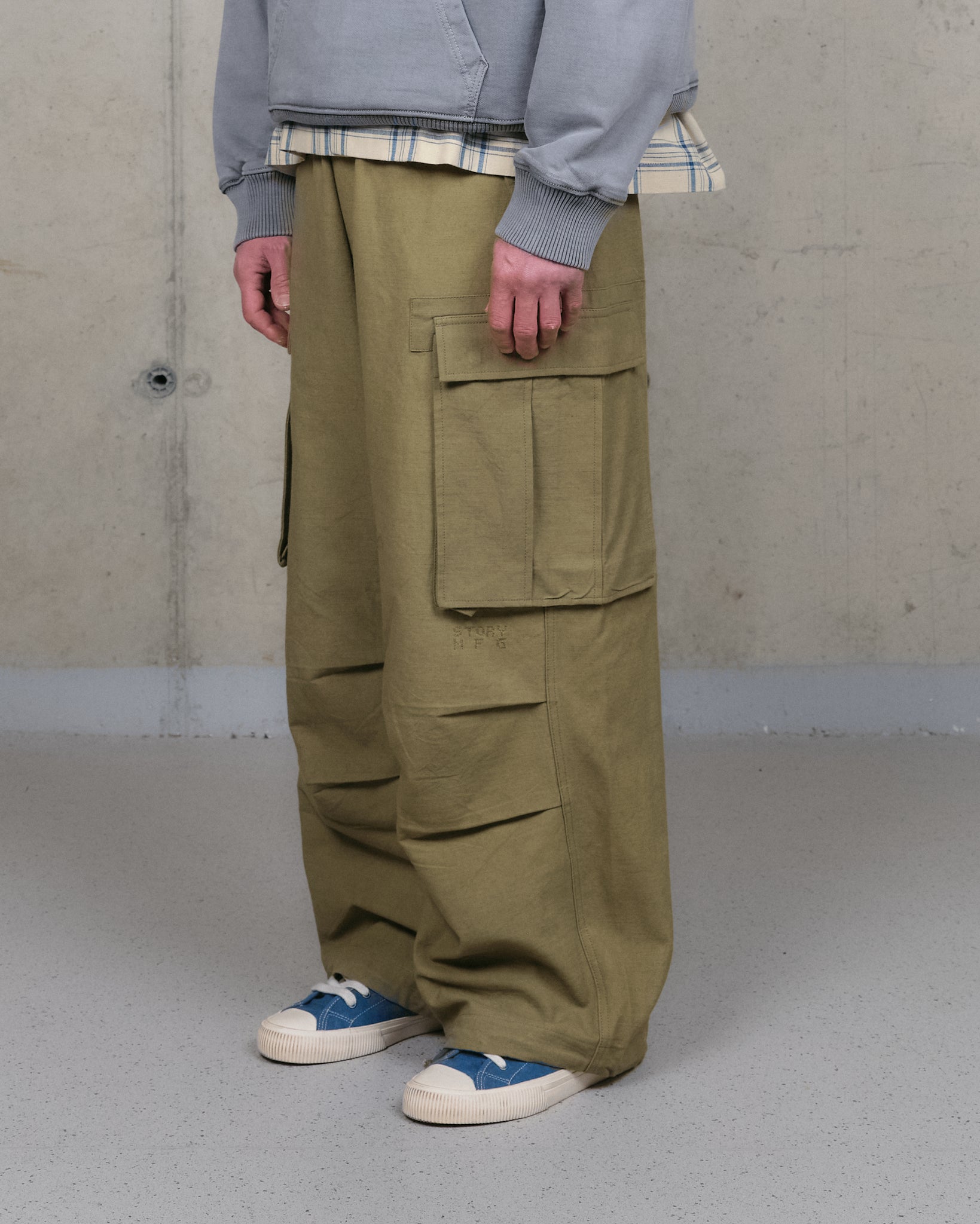 Peace Pants - Olive Slub