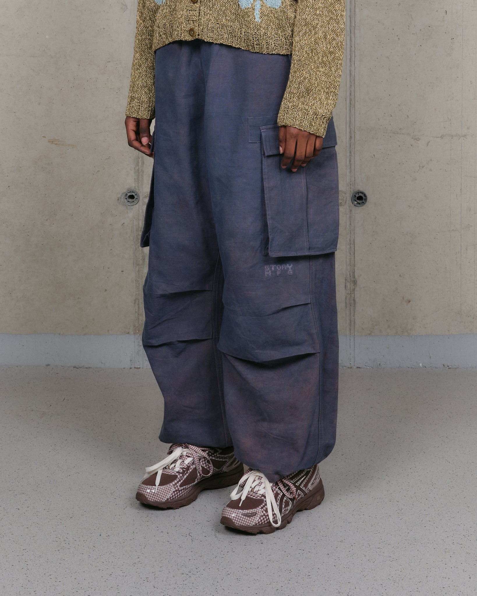Peace Pants - Purple Slub