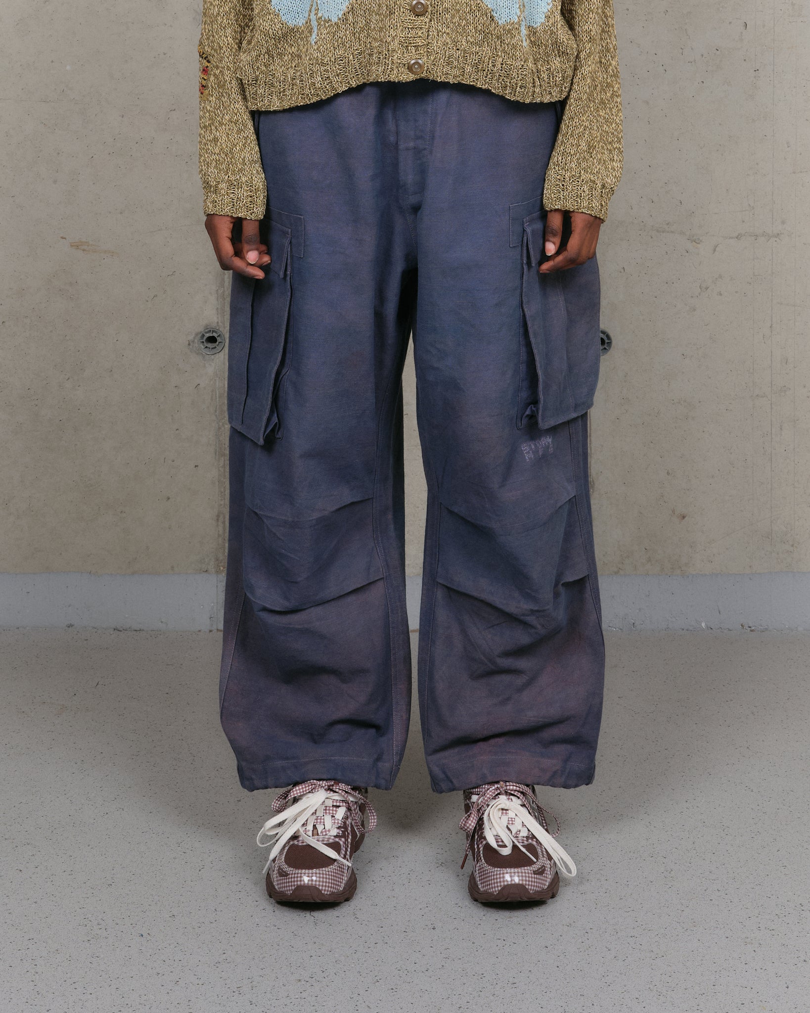 Peace Pants - Purple Slub