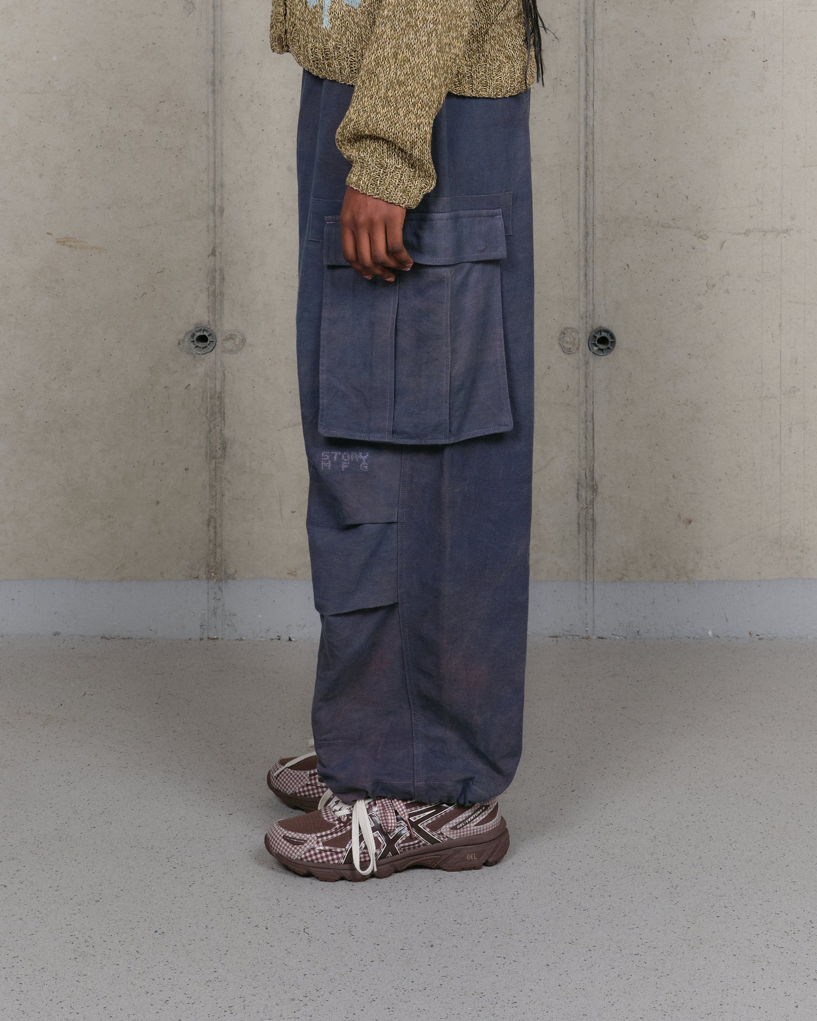 Peace Pants - Purple Slub