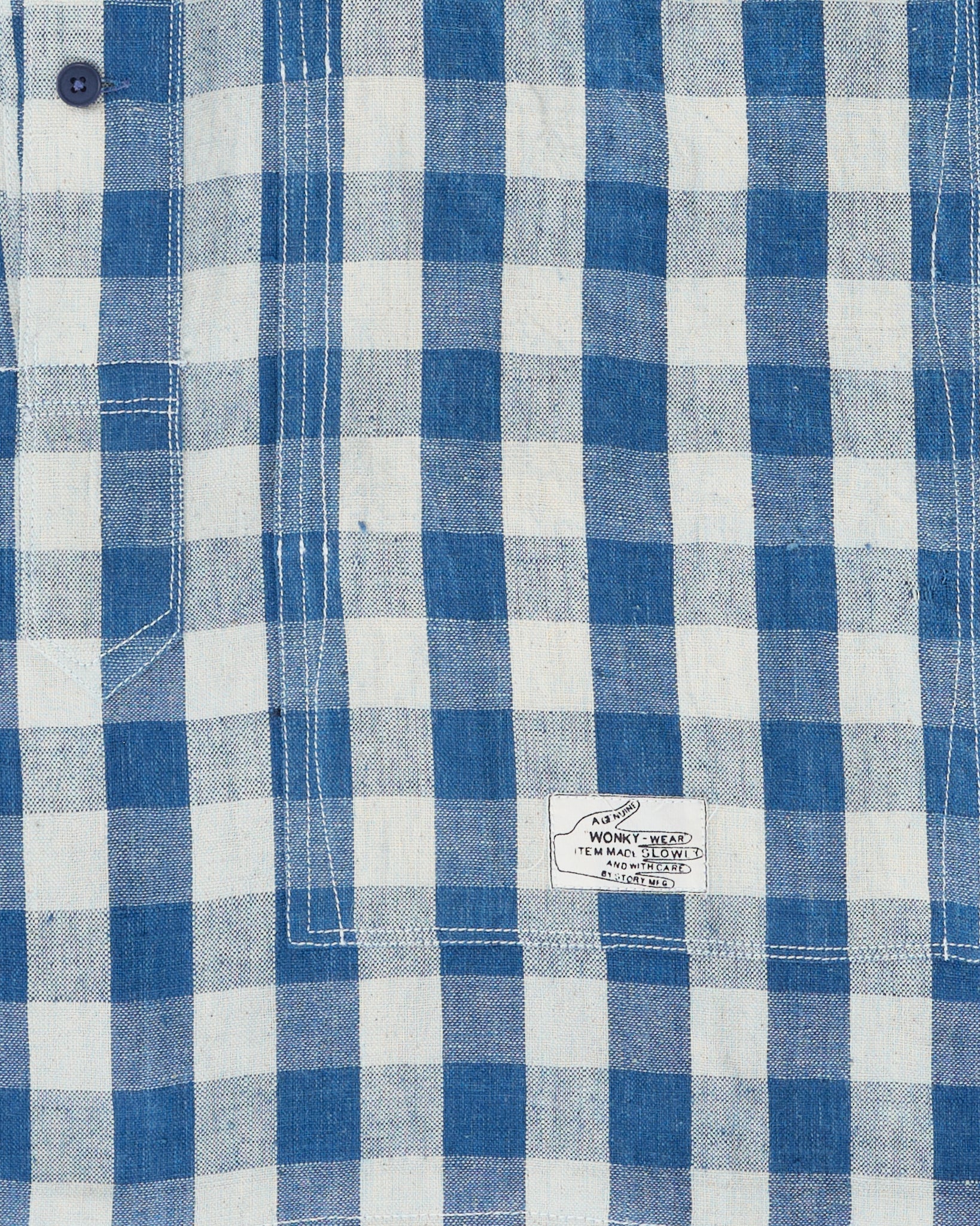 Work Shirt - Indigo Gingham Wonky-Wear