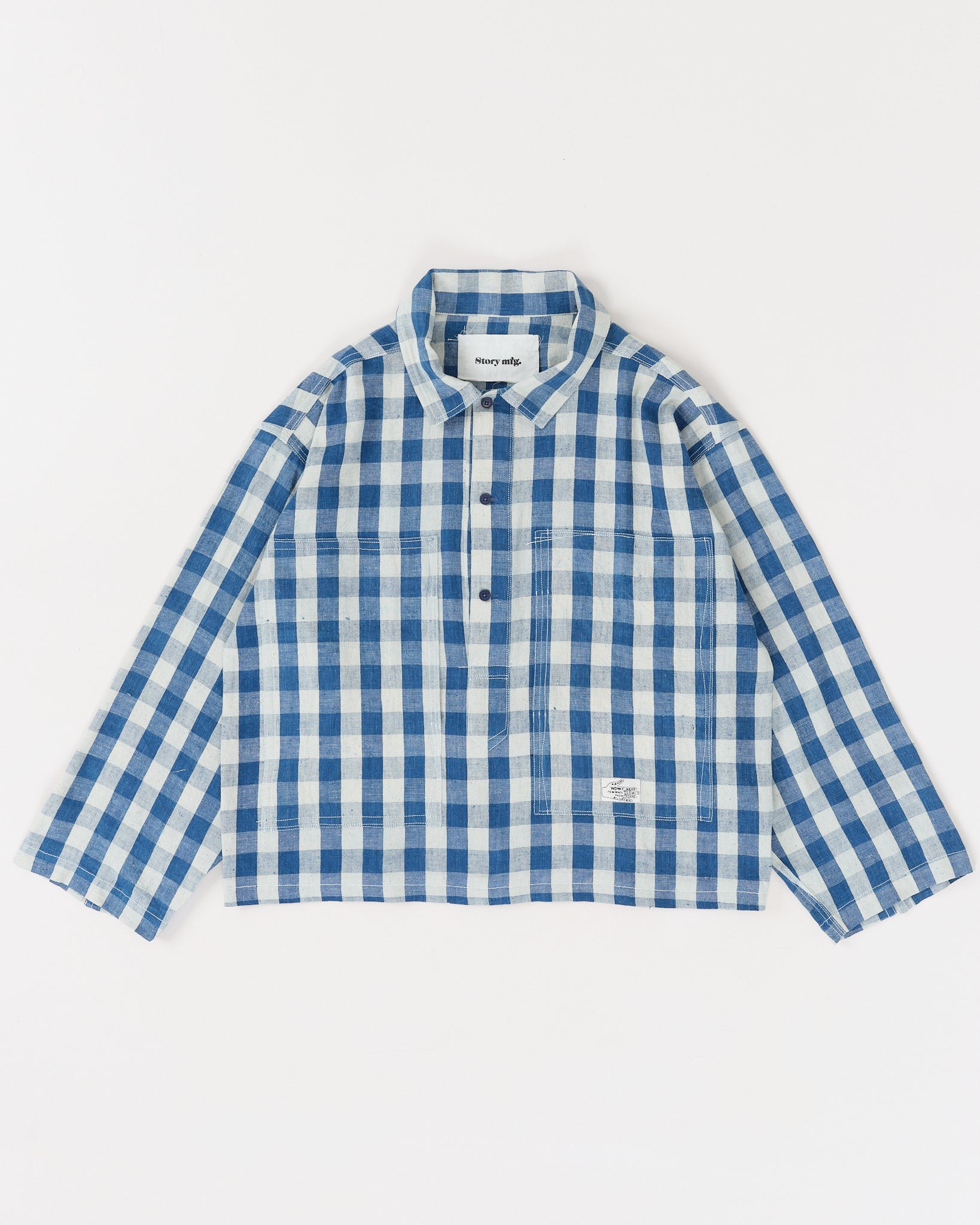 Work Shirt - Indigo Gingham Wonky-Wear