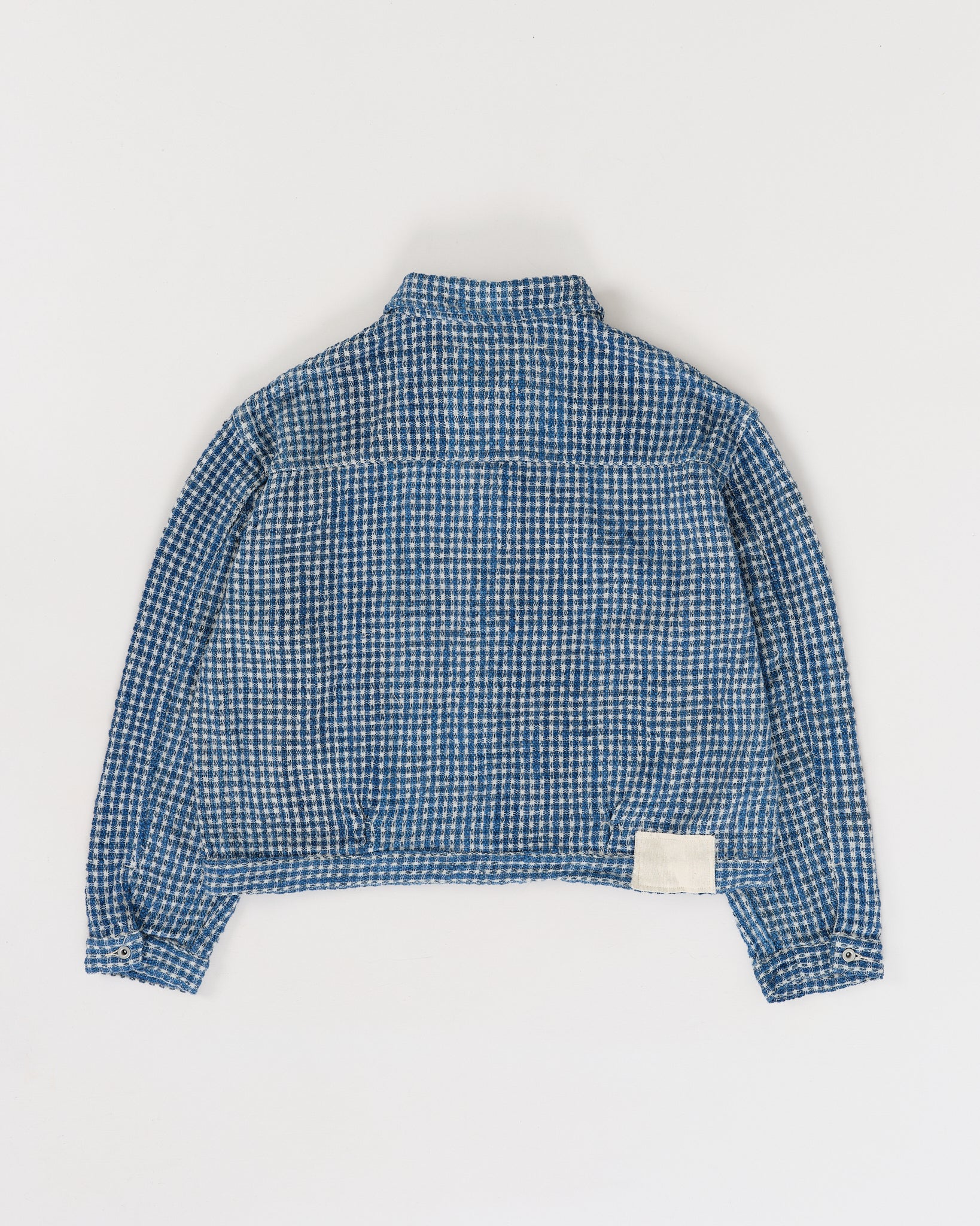 Sundae Jacket - Indigo Wobbly Waffle