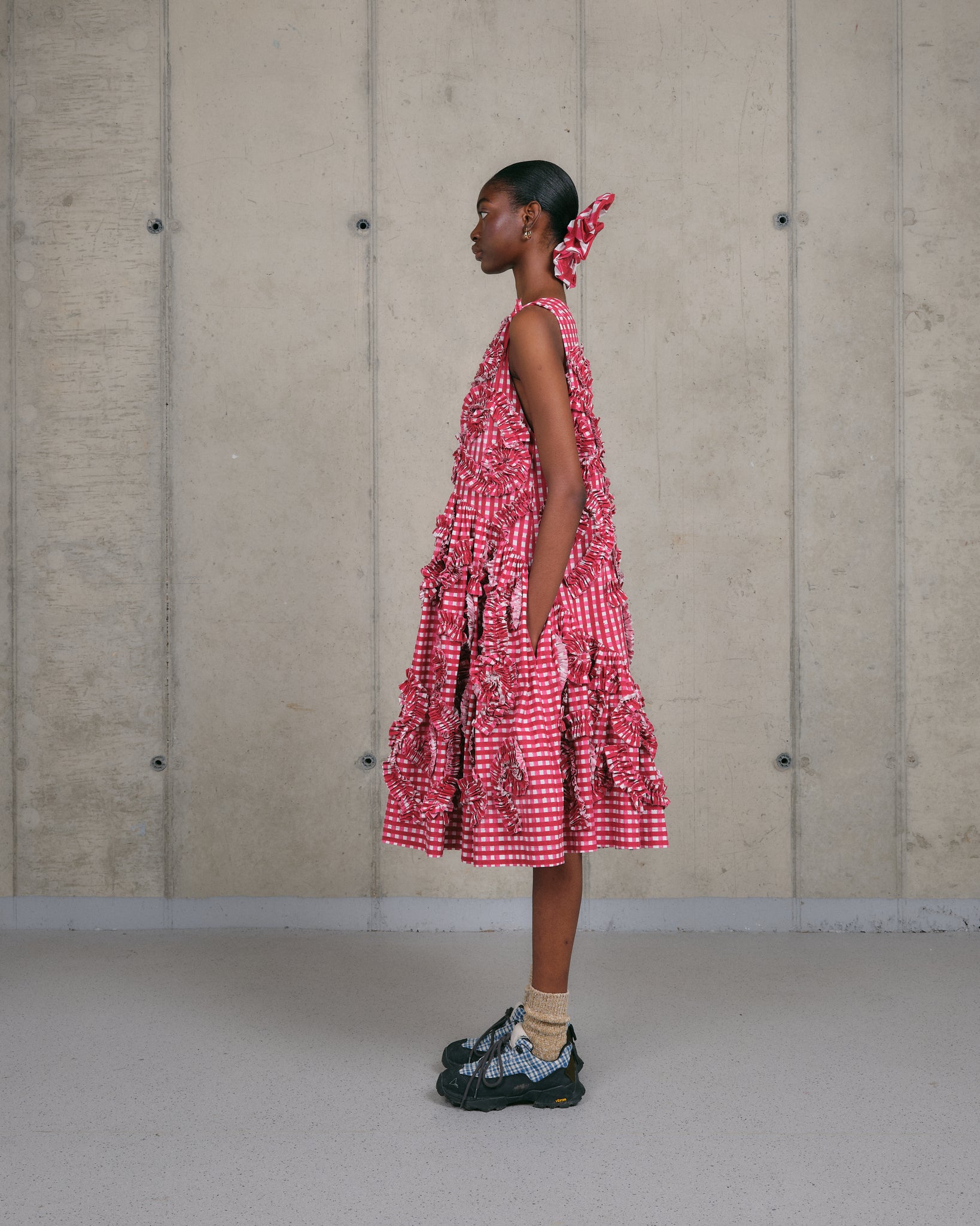 Echo Dress - Red Fossil