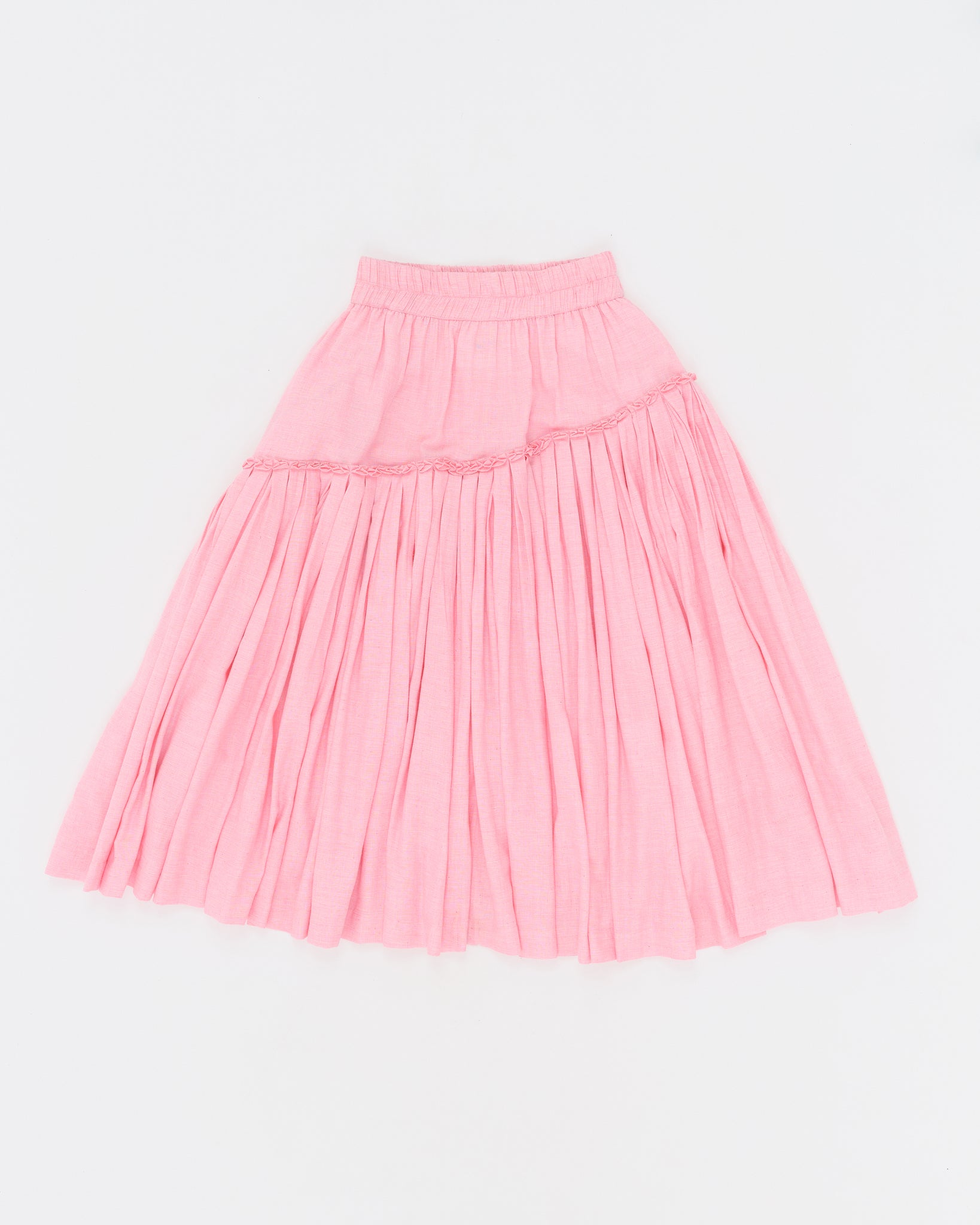 Pine Skirt - Pink Pleats