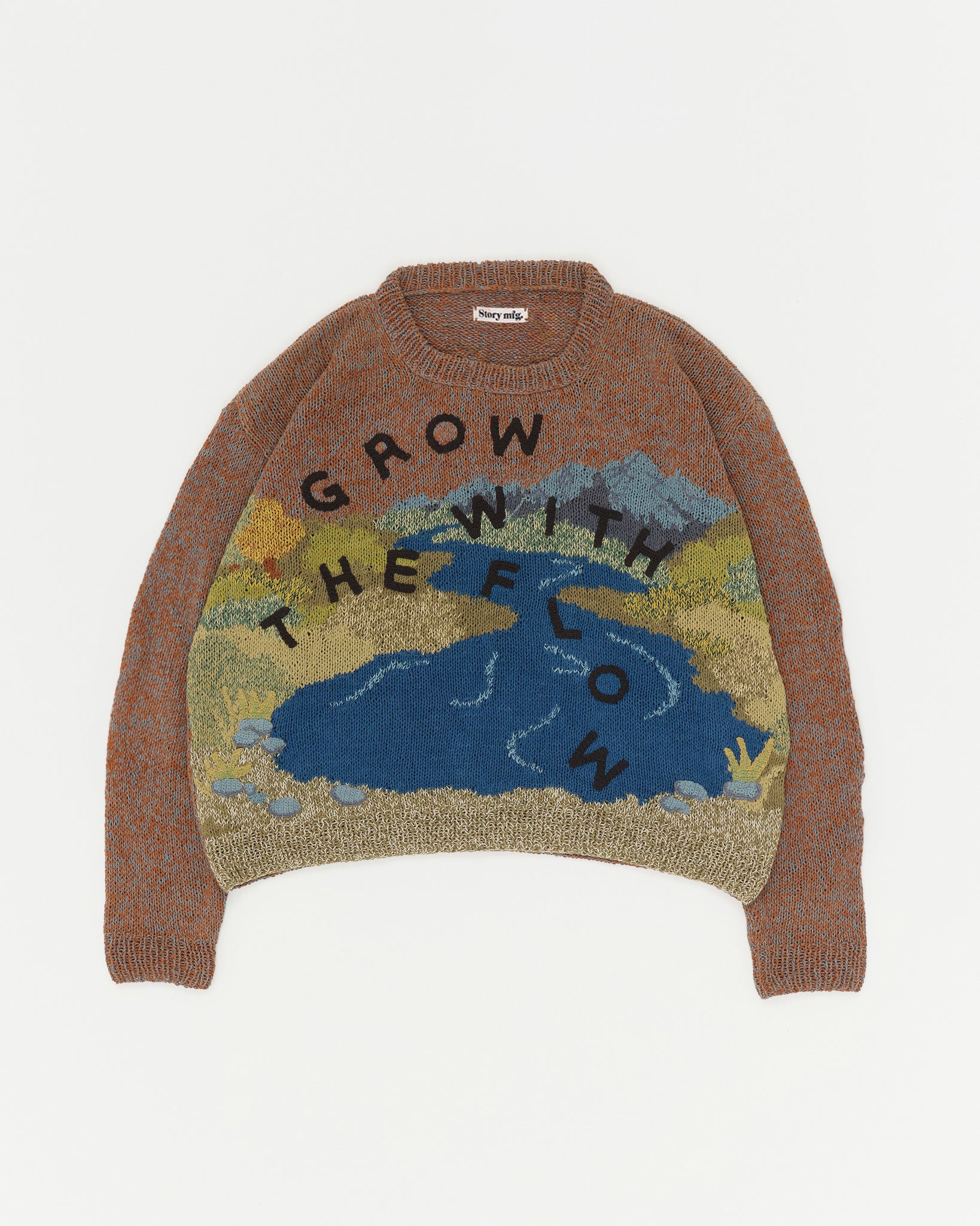 Piper Knit Jumper - Brown Grow With The Flow