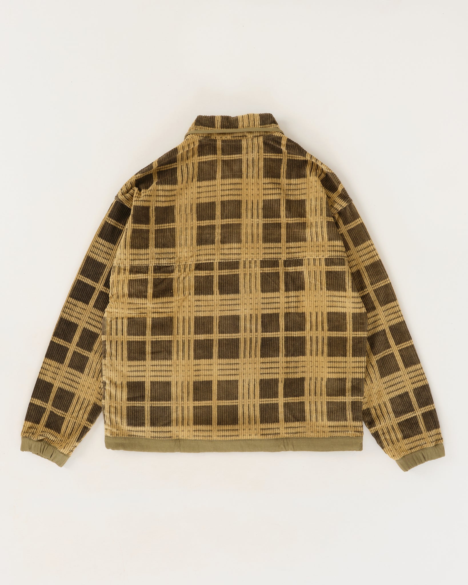 Polite Pullover - Olive Resist Check