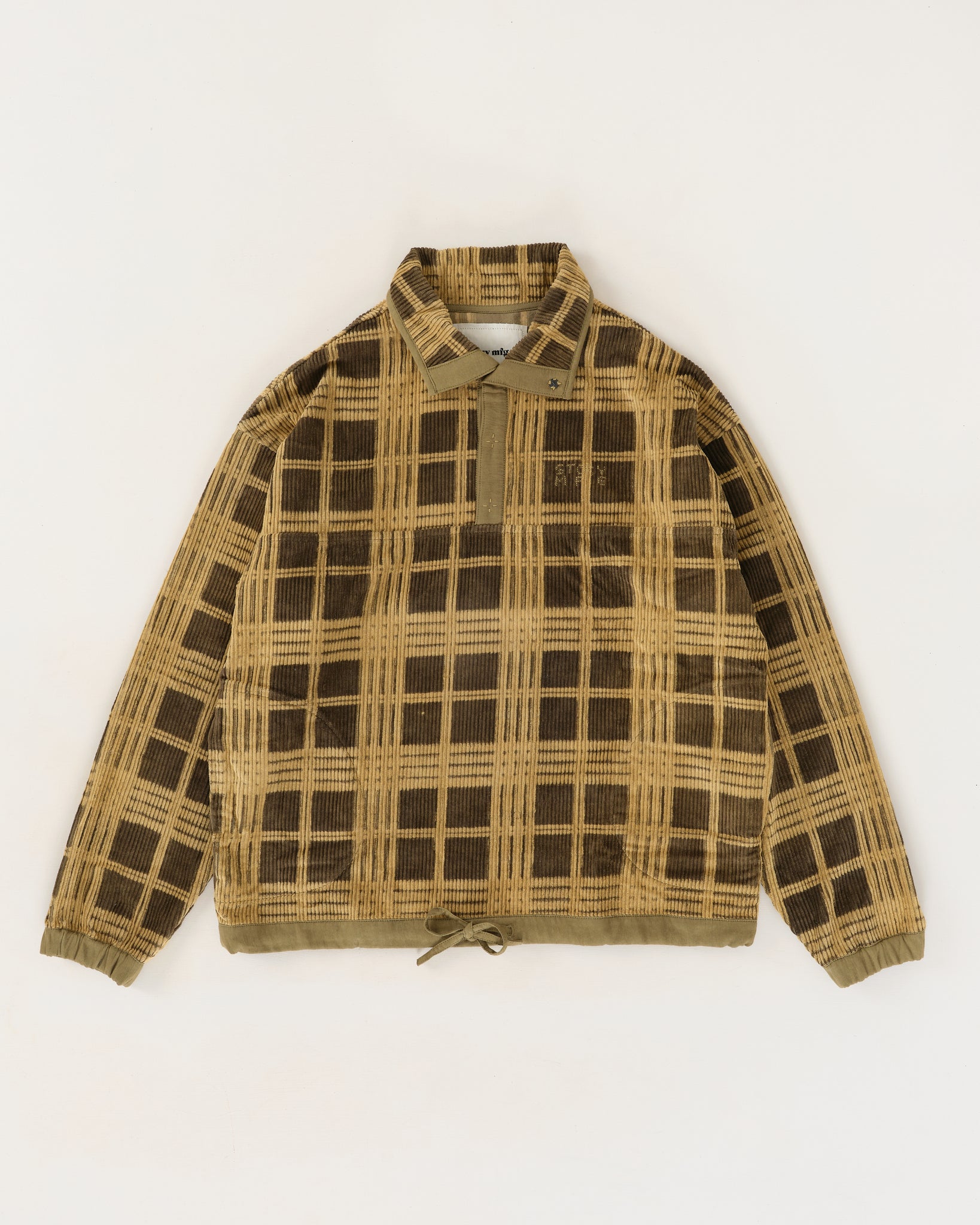 Polite Pullover - Olive Resist Check