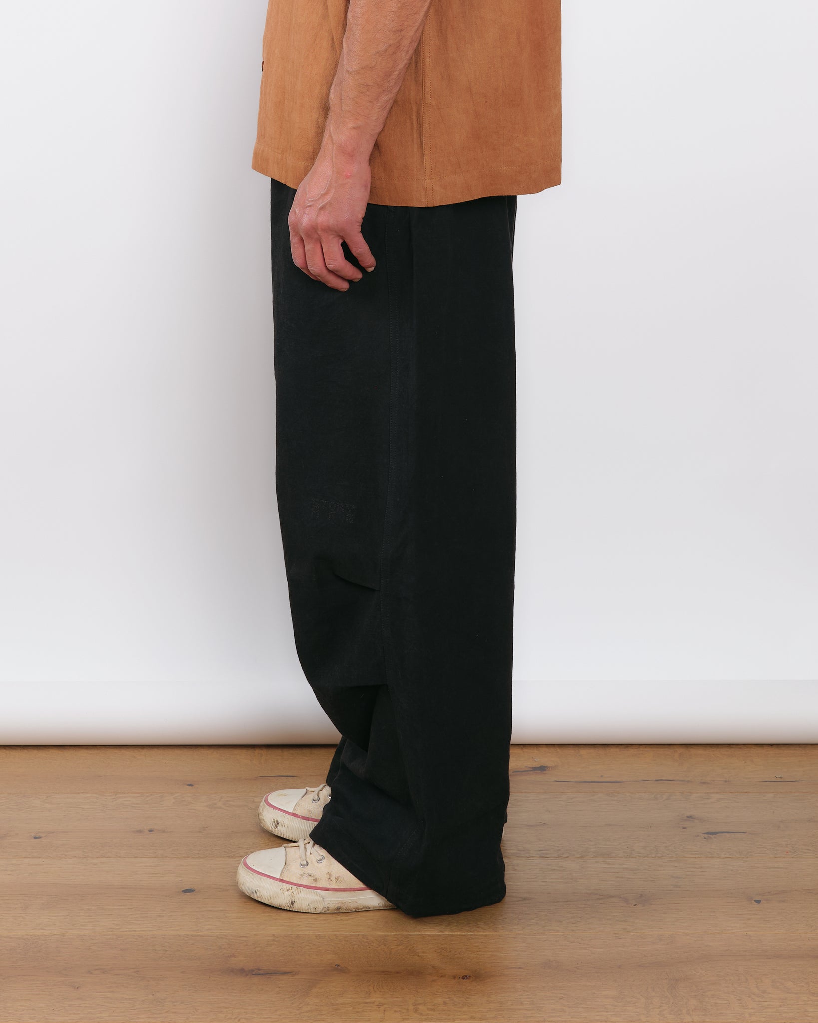 Paco Pants - Black Slub