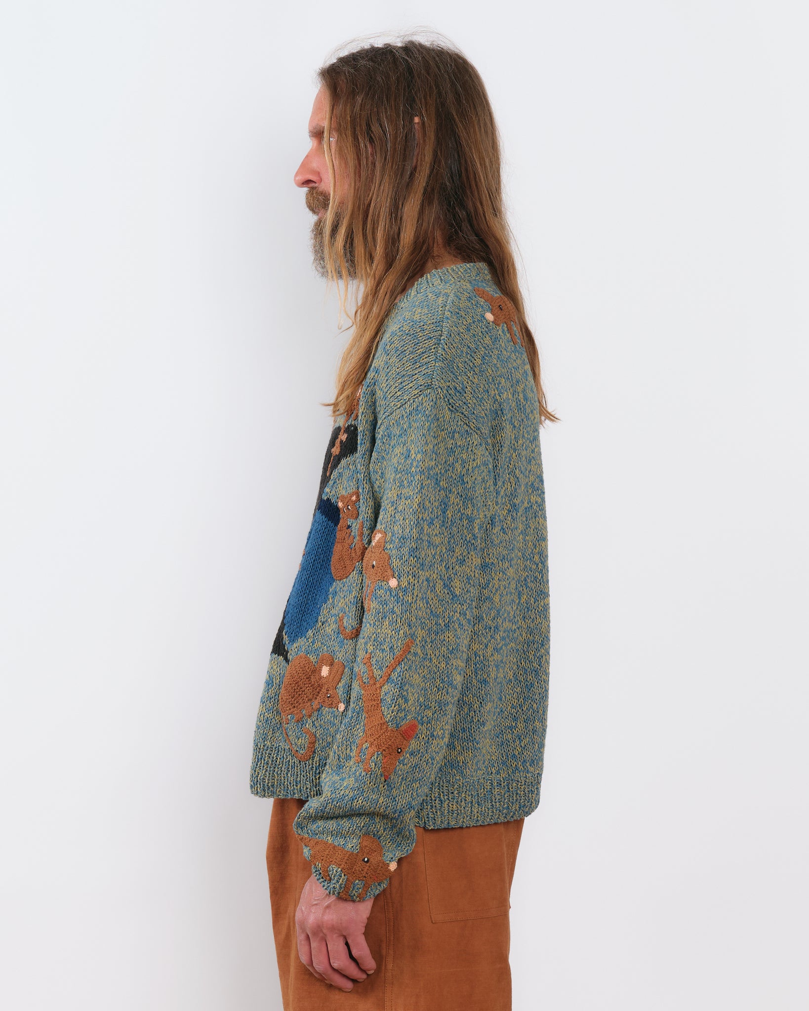 Piper Knit Jumper - Green Friends