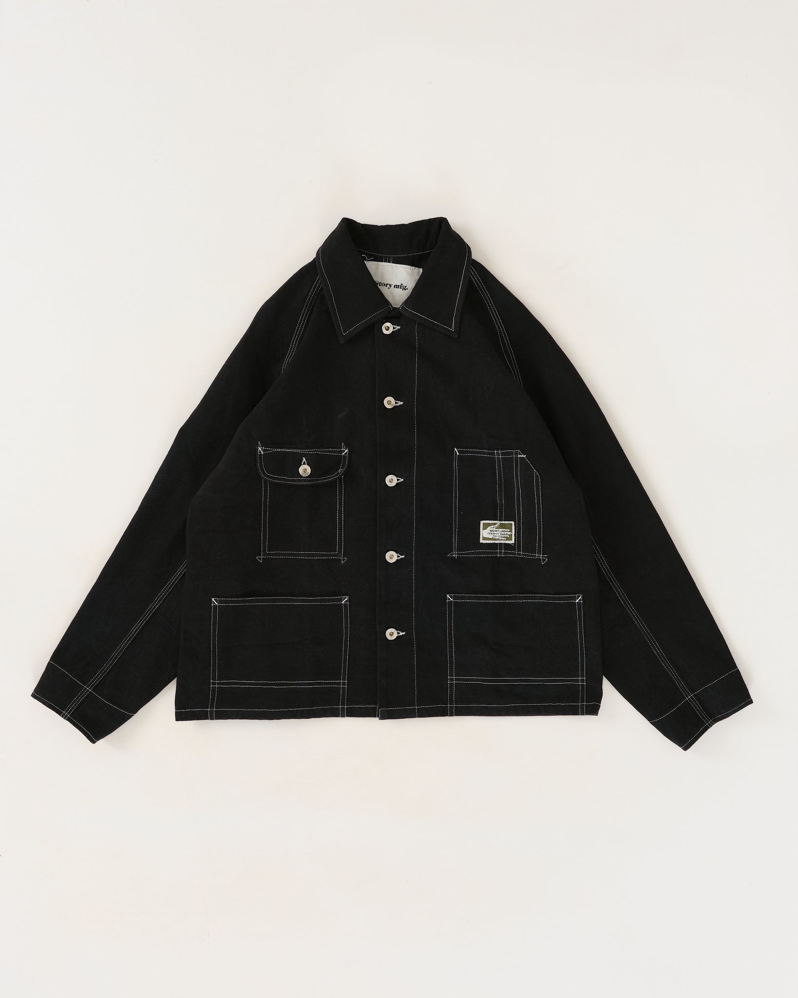 Railroad Jacket - Black Wonky-Wear