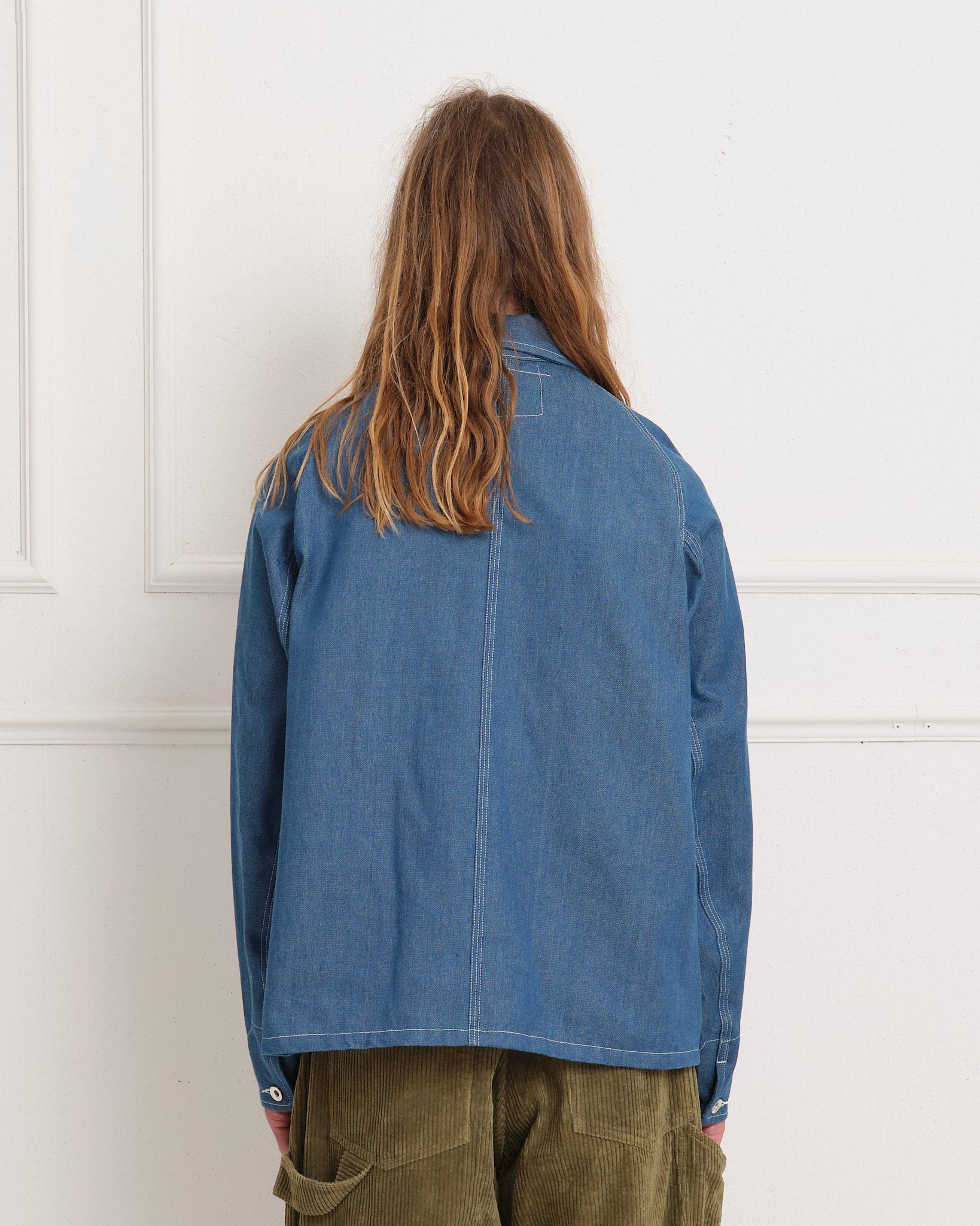 Railroad Jacket - Indigo Denim Wonky-Wear