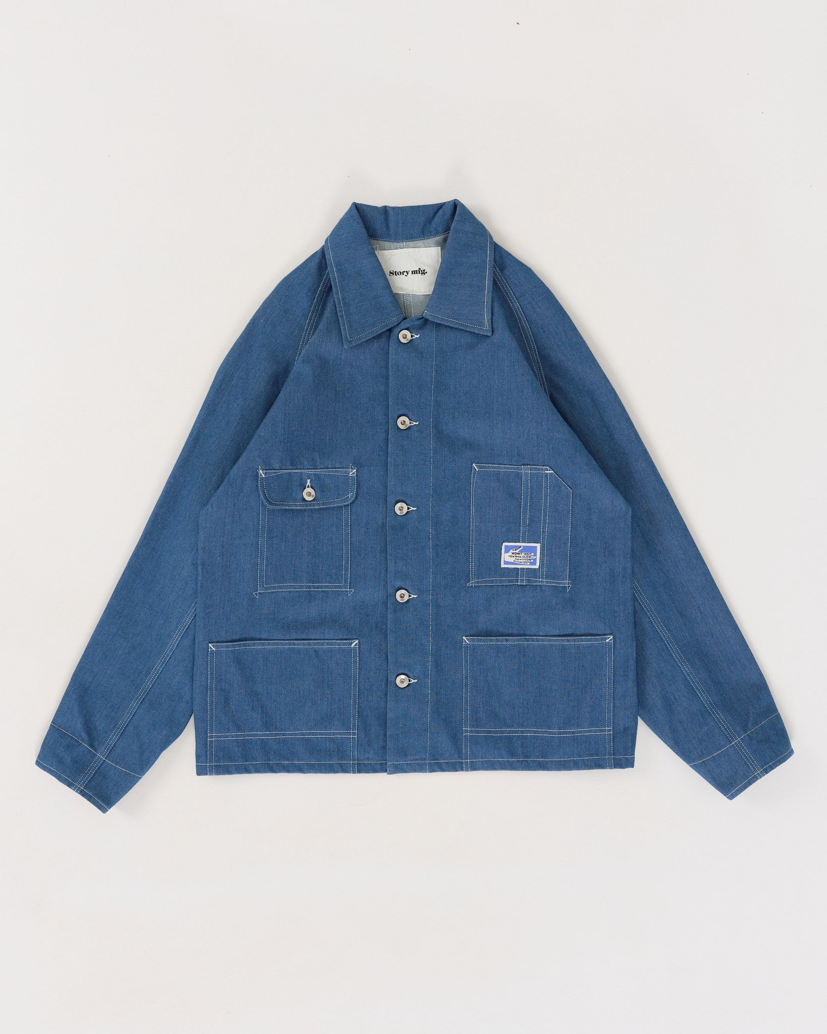 Railroad Jacket - Indigo Denim Wonky-Wear