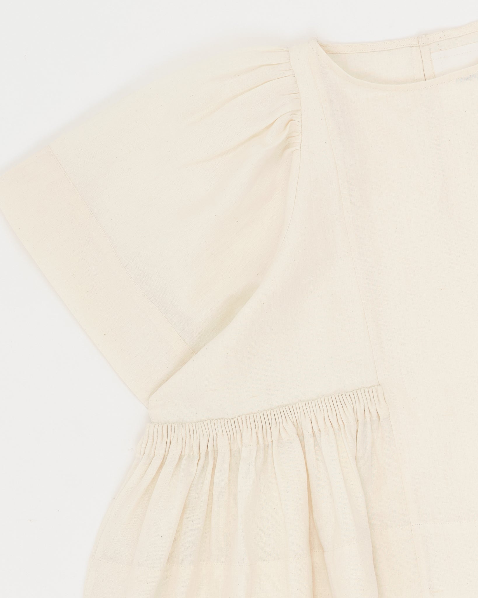 Ramson Top - Ecru Handloom