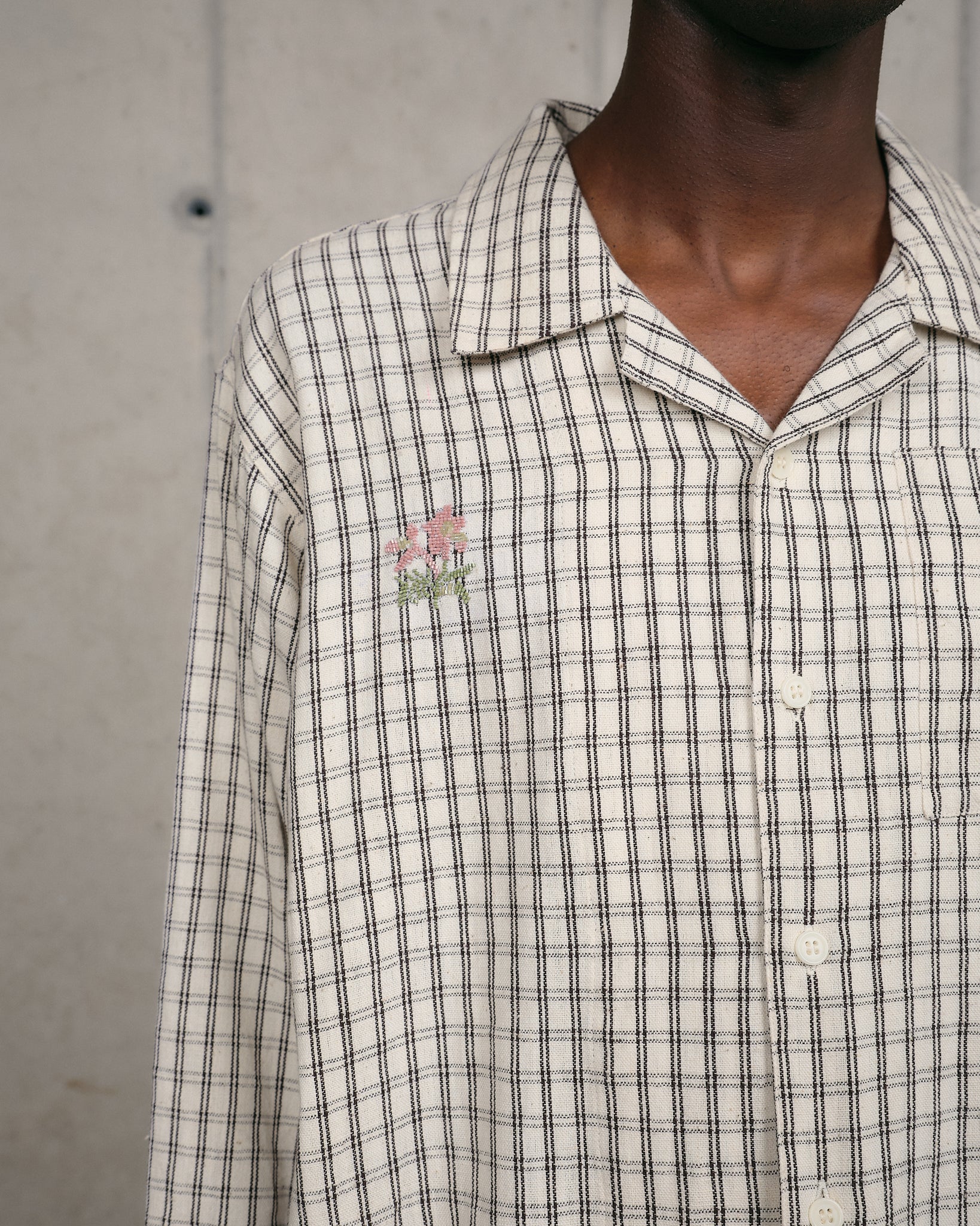 Greetings Shirt LS - Interrupted Beads