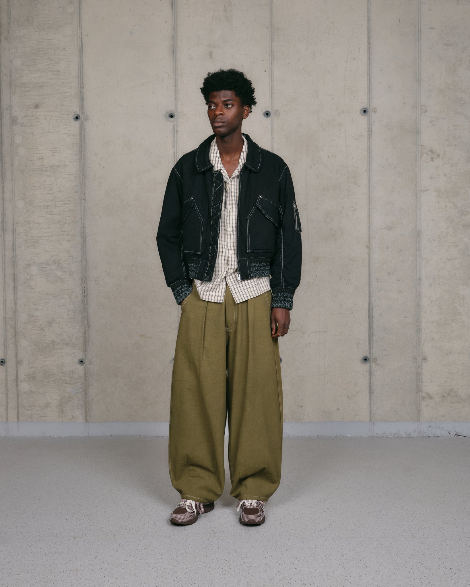 Grain Jacket - Black Wonky-Wear