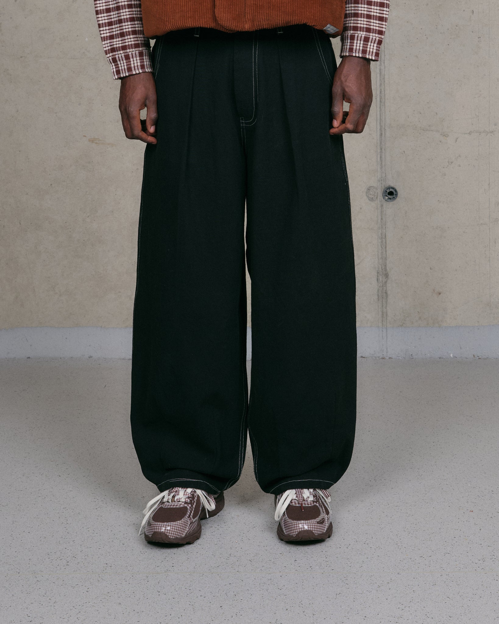 Lush Pants - Black Wonky-Wear