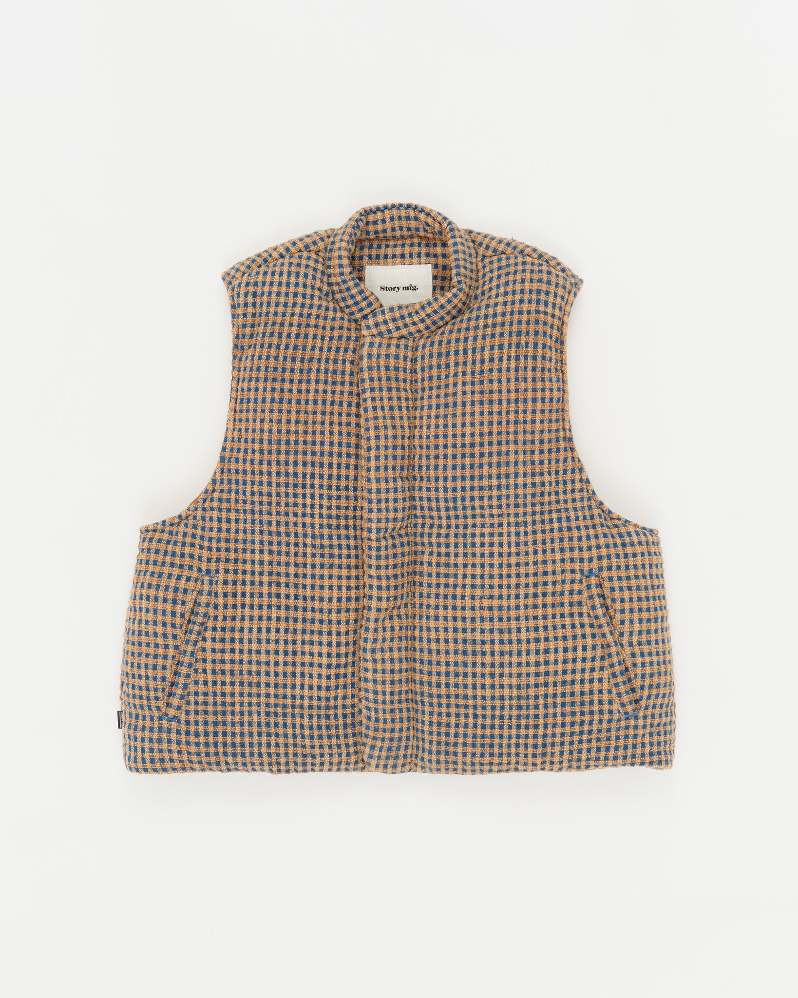 Sahab Vest - Wobbly Check Handloom