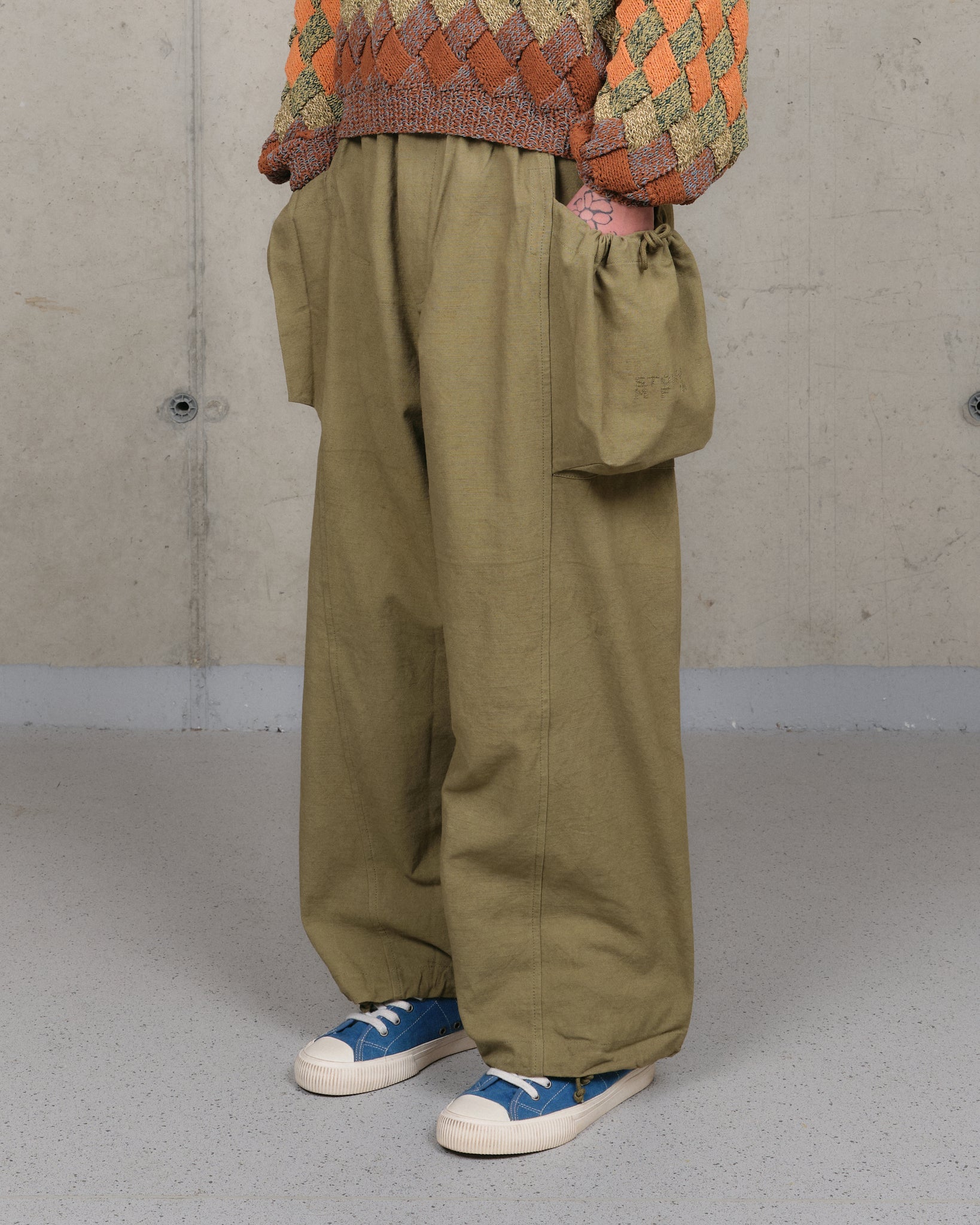 Salt Pants - Olive Slub