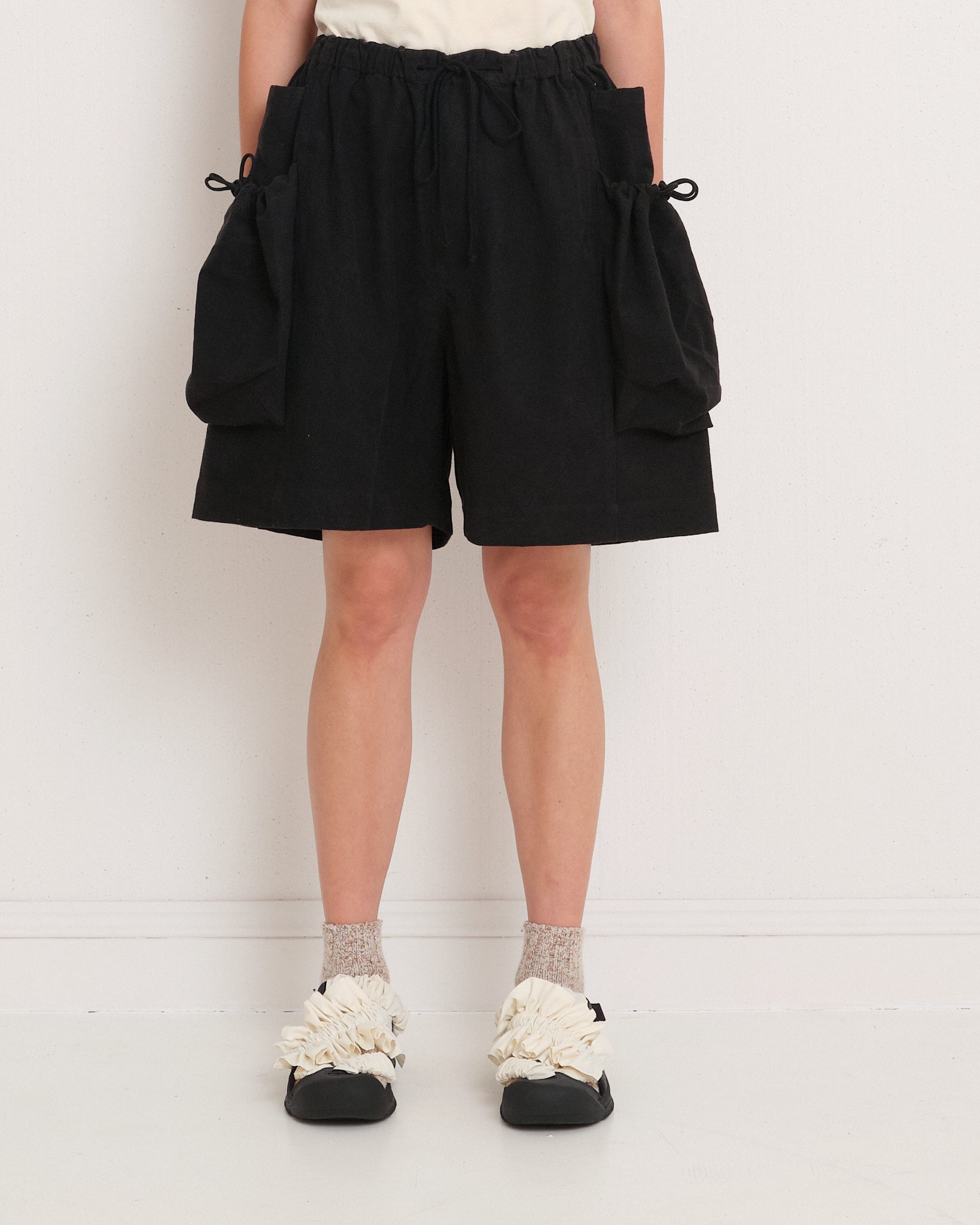 Salt Shorts - Black Slub