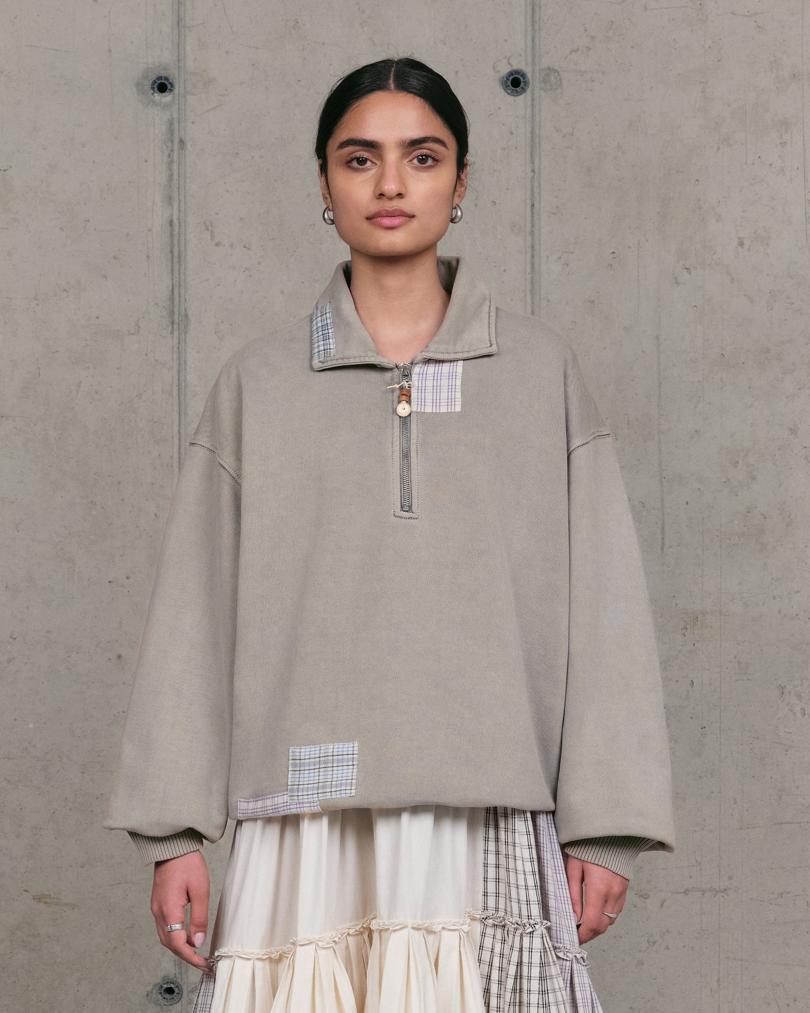 Geo Pullover - Grey Picnic