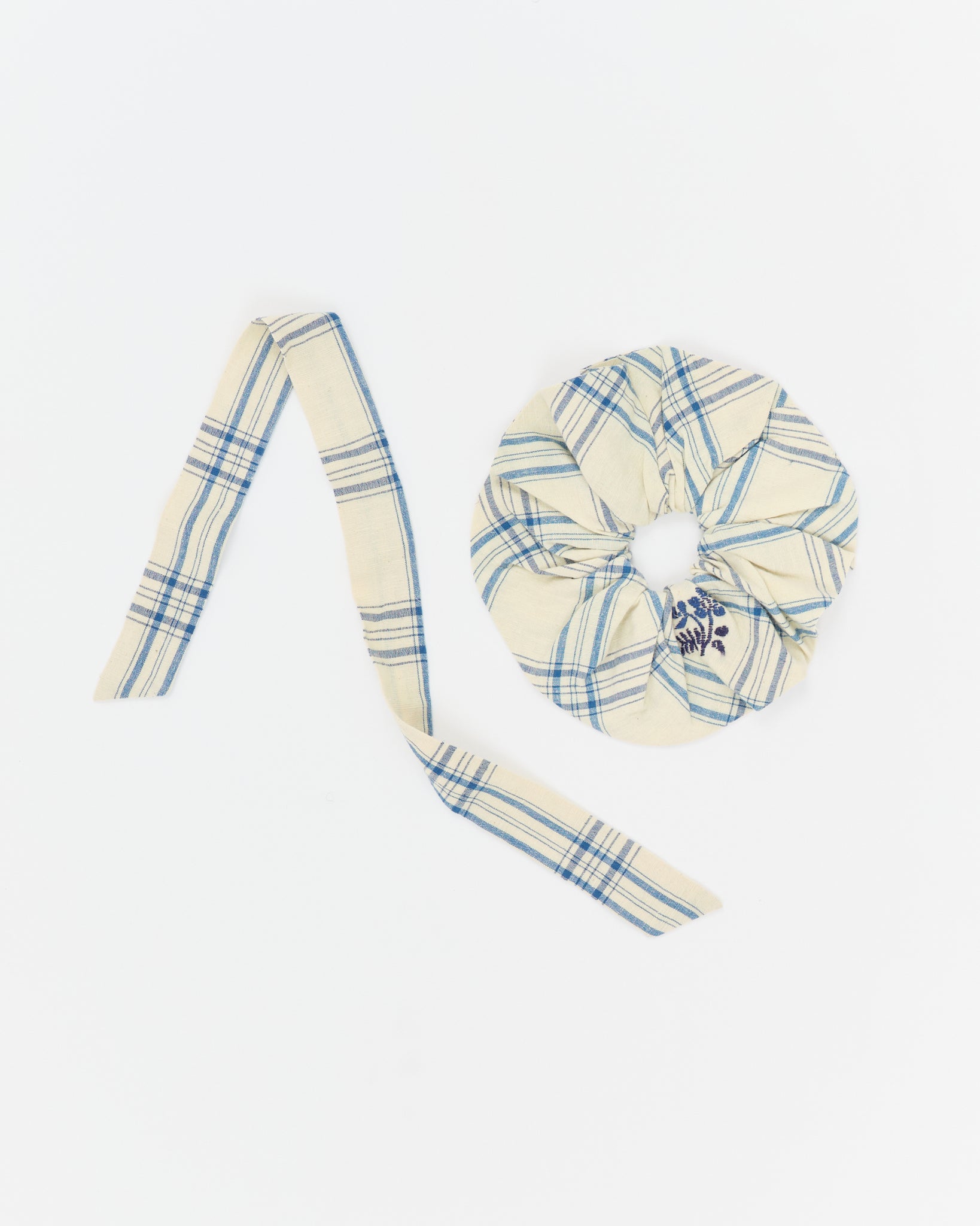 Scrunchie - French Gingham Interrupted
