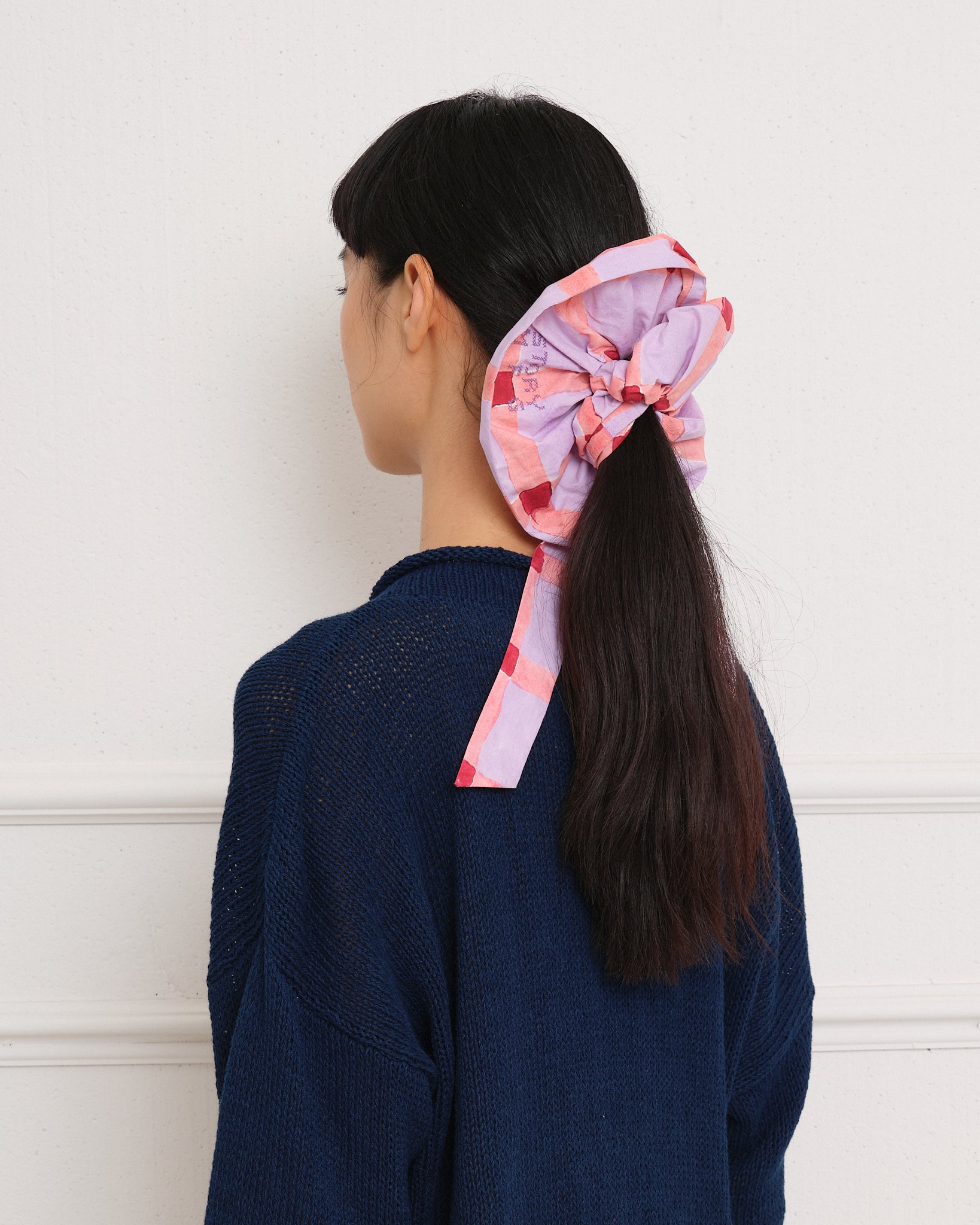 Scrunchie - Pink Gingham